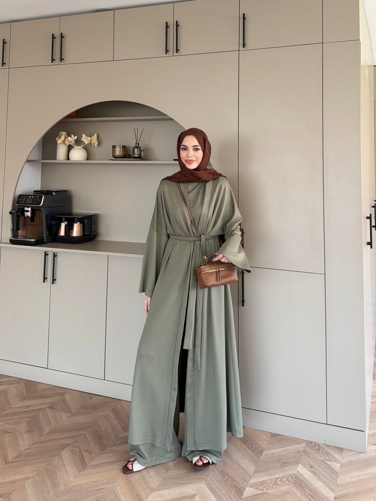 Ekin Kimono Pantolonlu Takım Haki (4510)