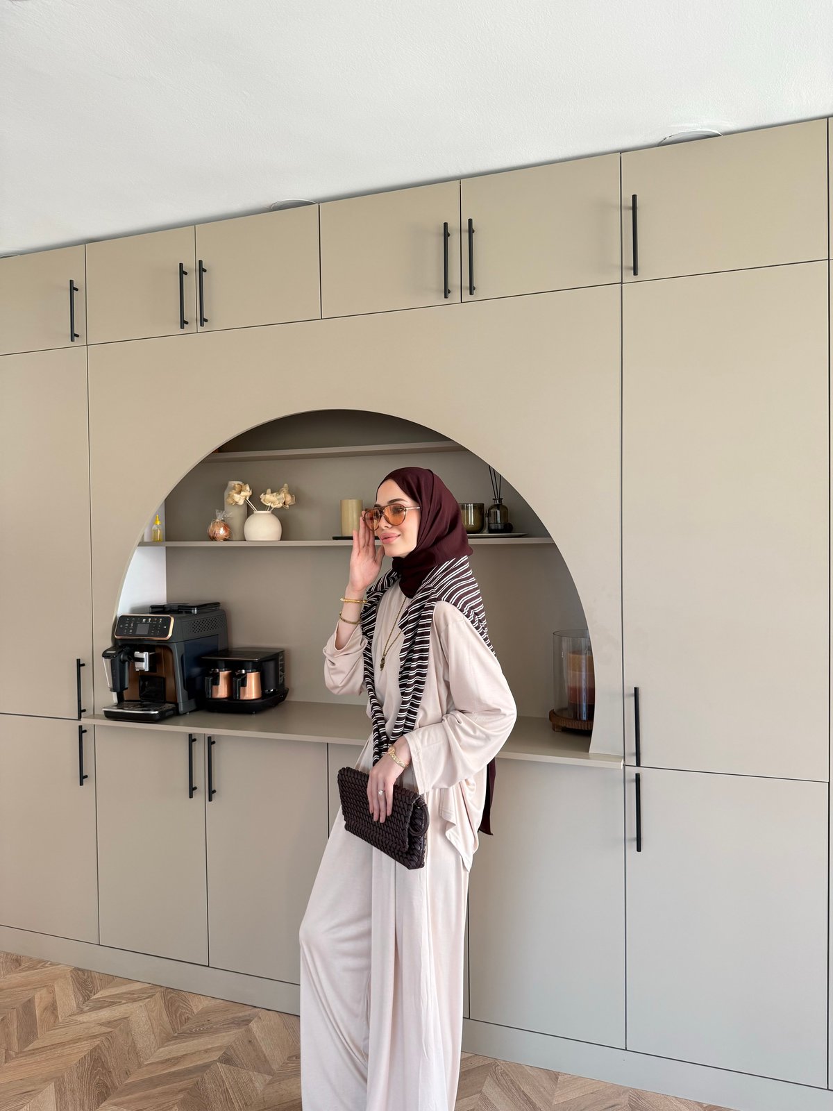 Emila Oysh Eşofman Takım Bej (2372)