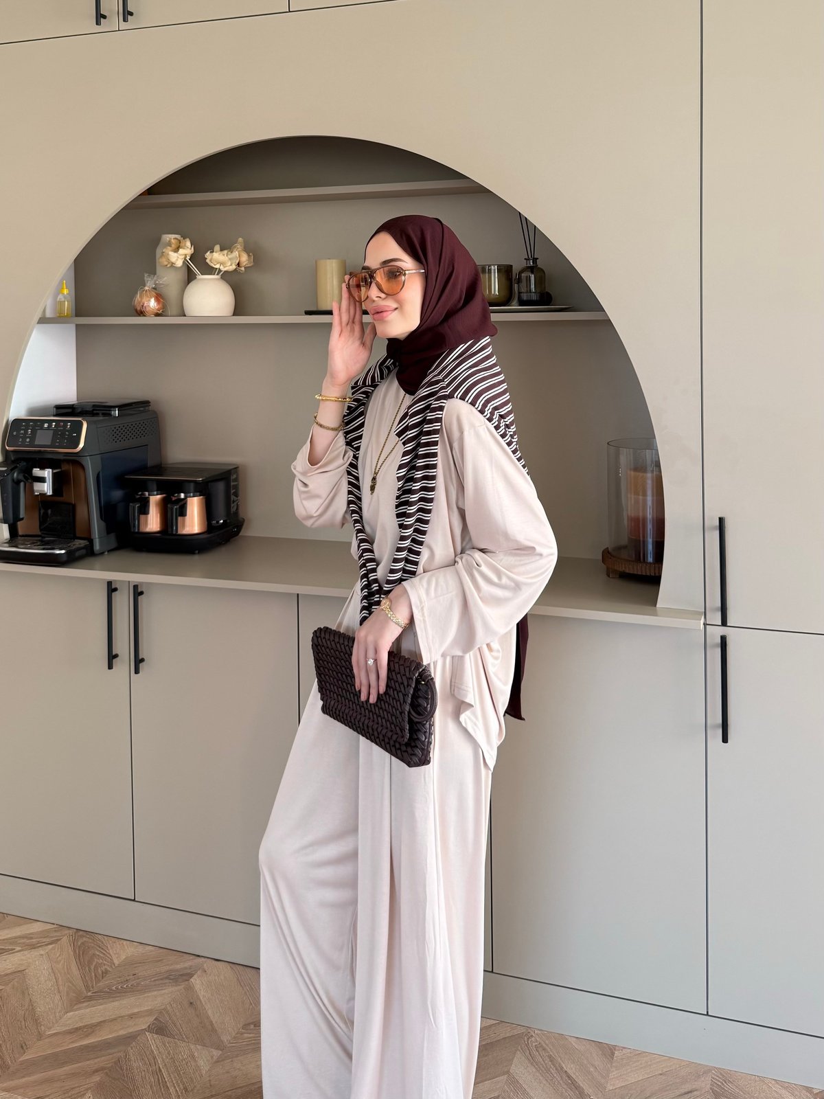 Emila Oysh Eşofman Takım Bej (2372)