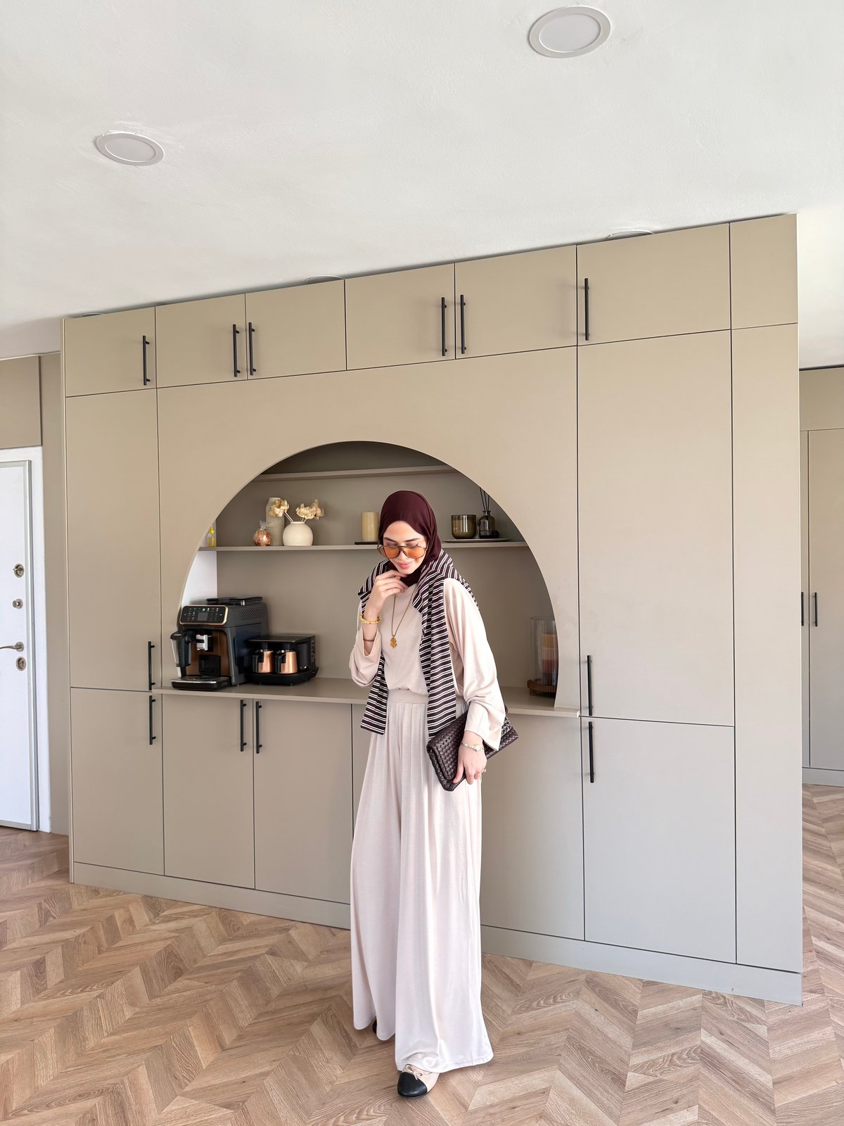 Emila Oysh Eşofman Takım Bej (2372)