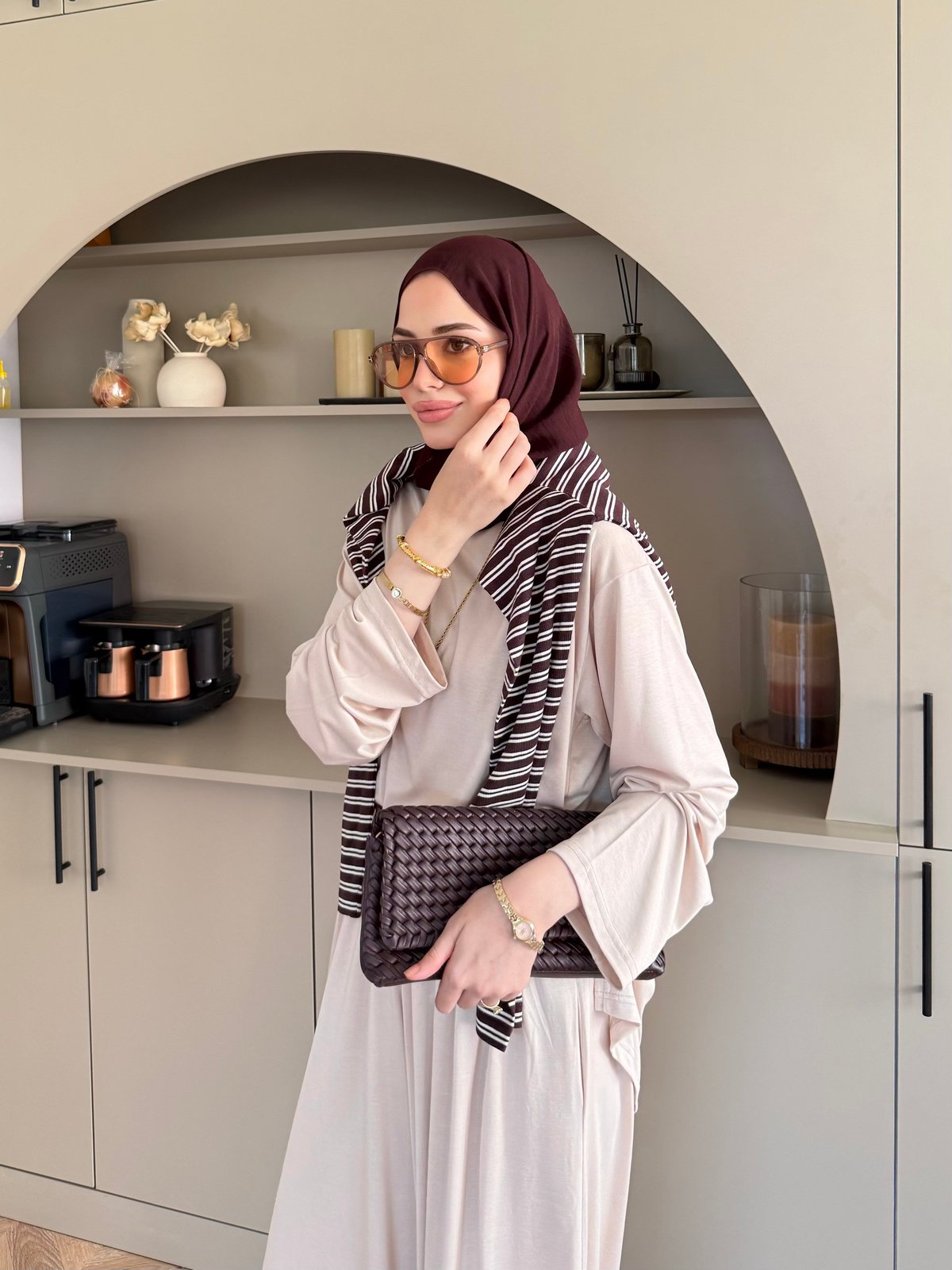 Emila Oysh Eşofman Takım Bej (2372)