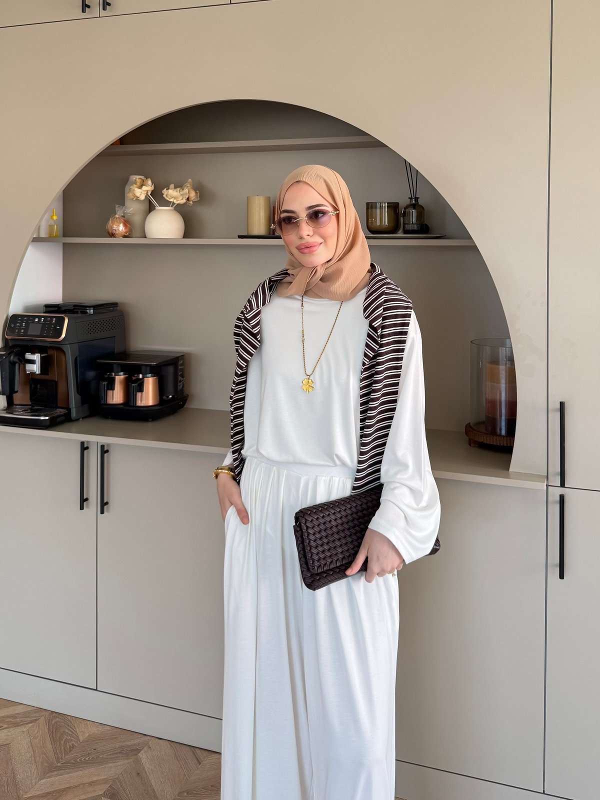 Emila Oysh Eşofman Takım Beyaz (2372)
