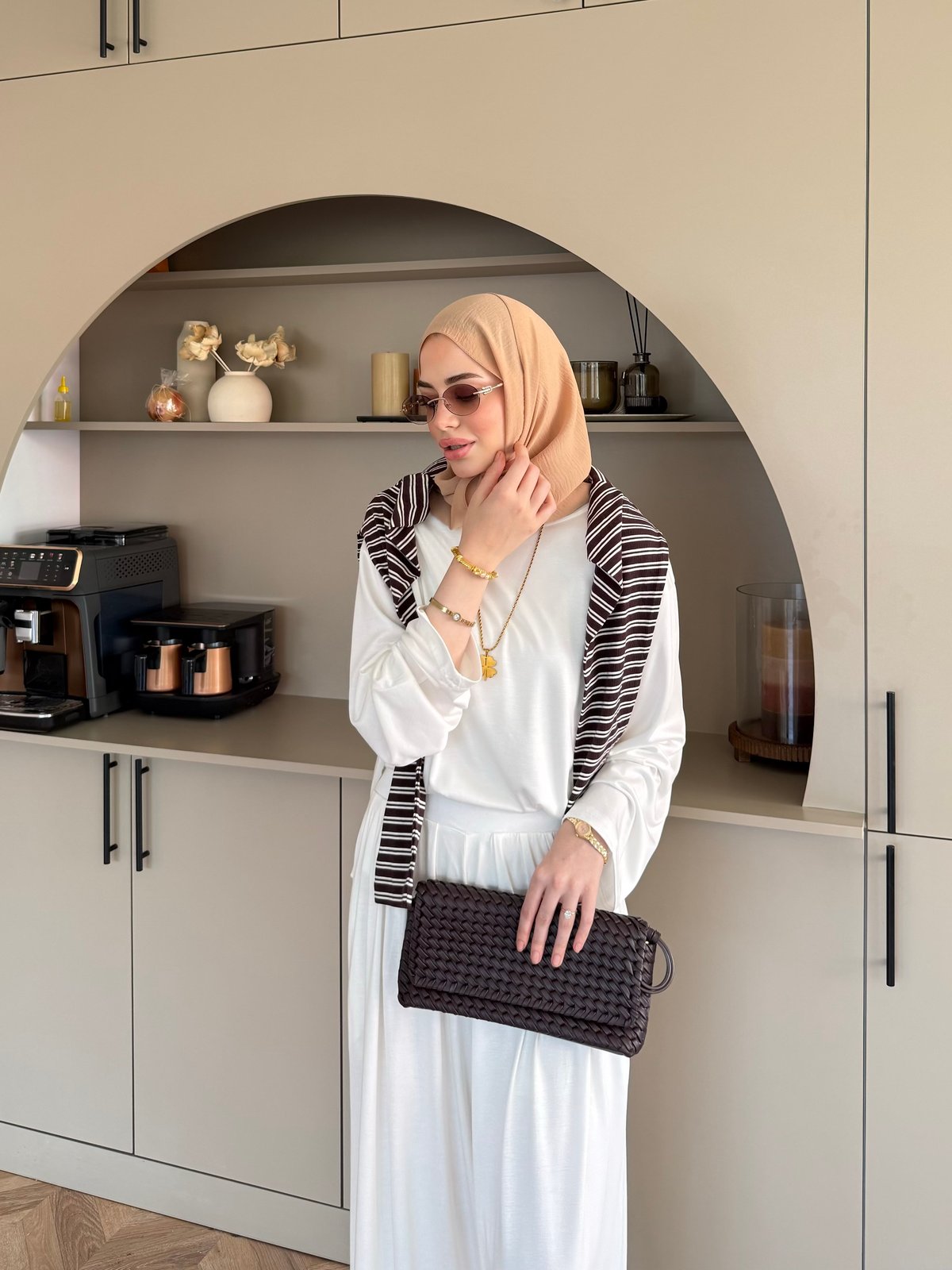 Emila Oysh Eşofman Takım Beyaz (2372)