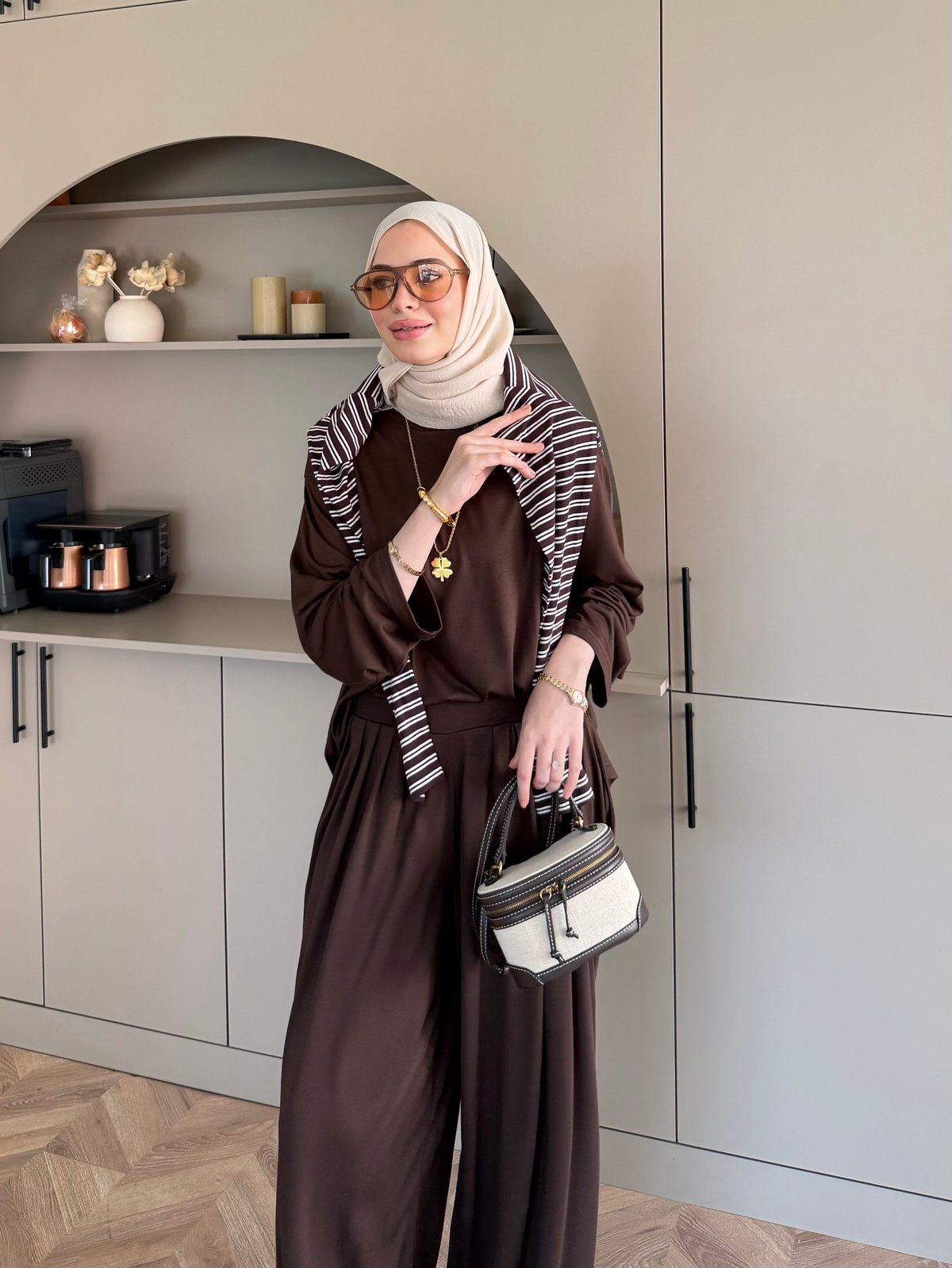 Emila Oysh Eşofman Takım Kahve (2372)