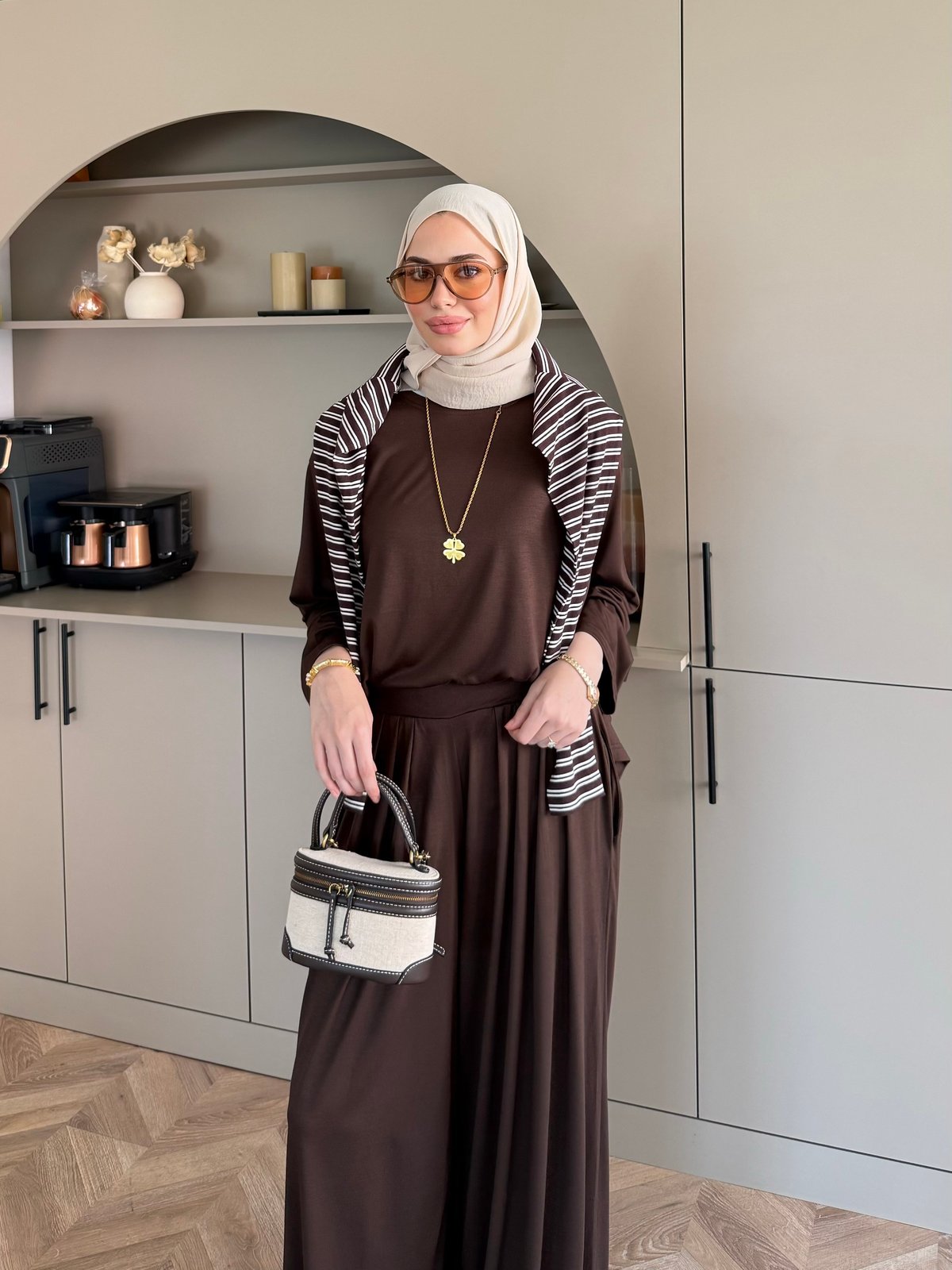 Emila Oysh Eşofman Takım Kahve (2372)