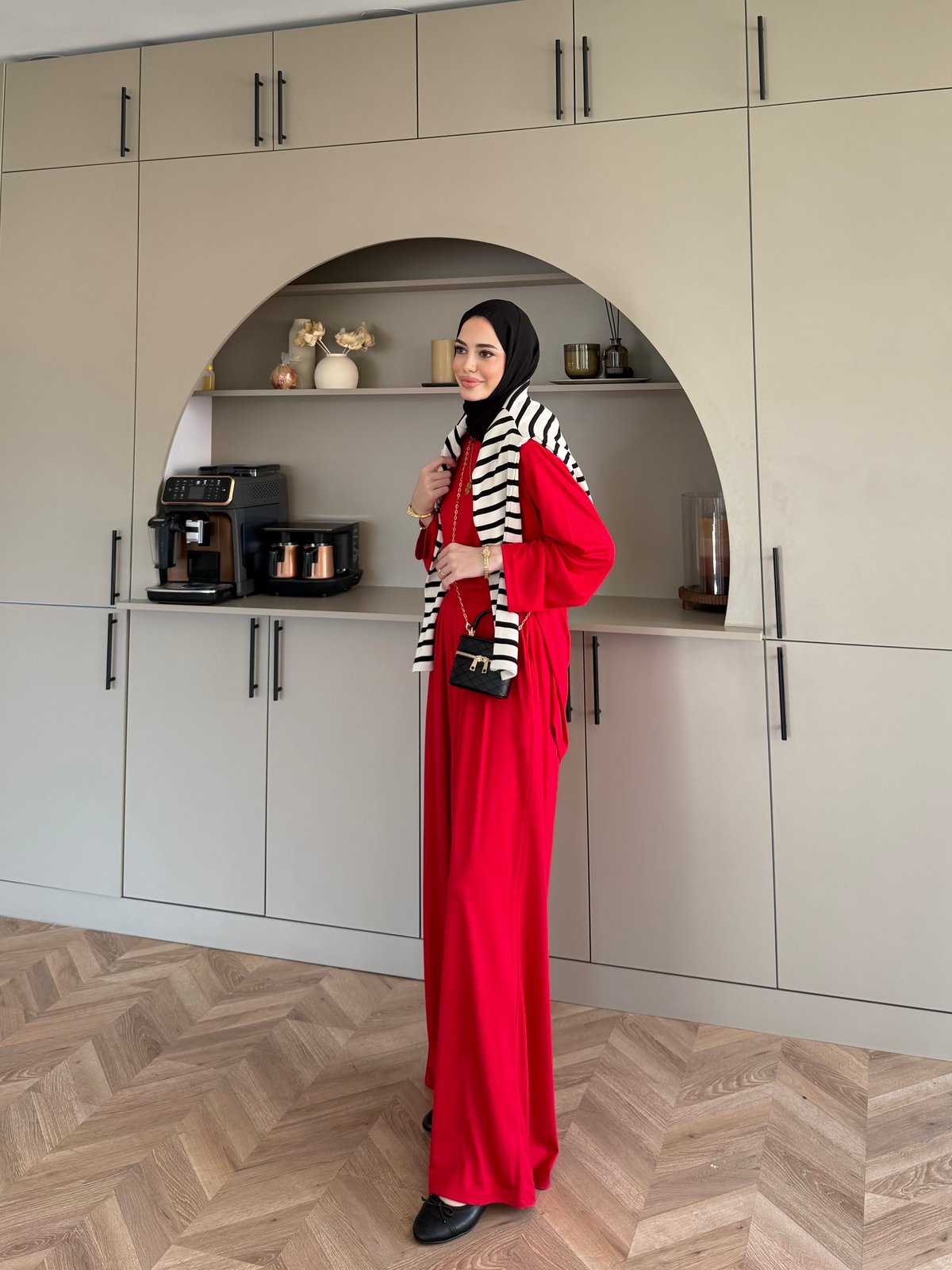 Emila Oysh Eşofman Takım Kırmızı (2372)