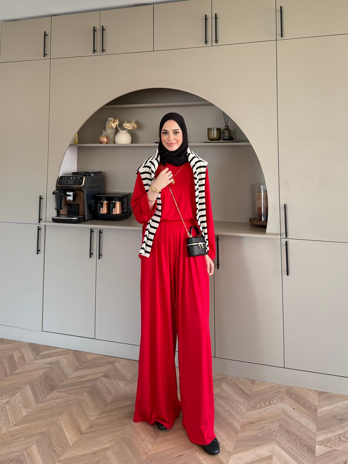 Emila Oysh Eşofman Takım Kırmızı (2372)