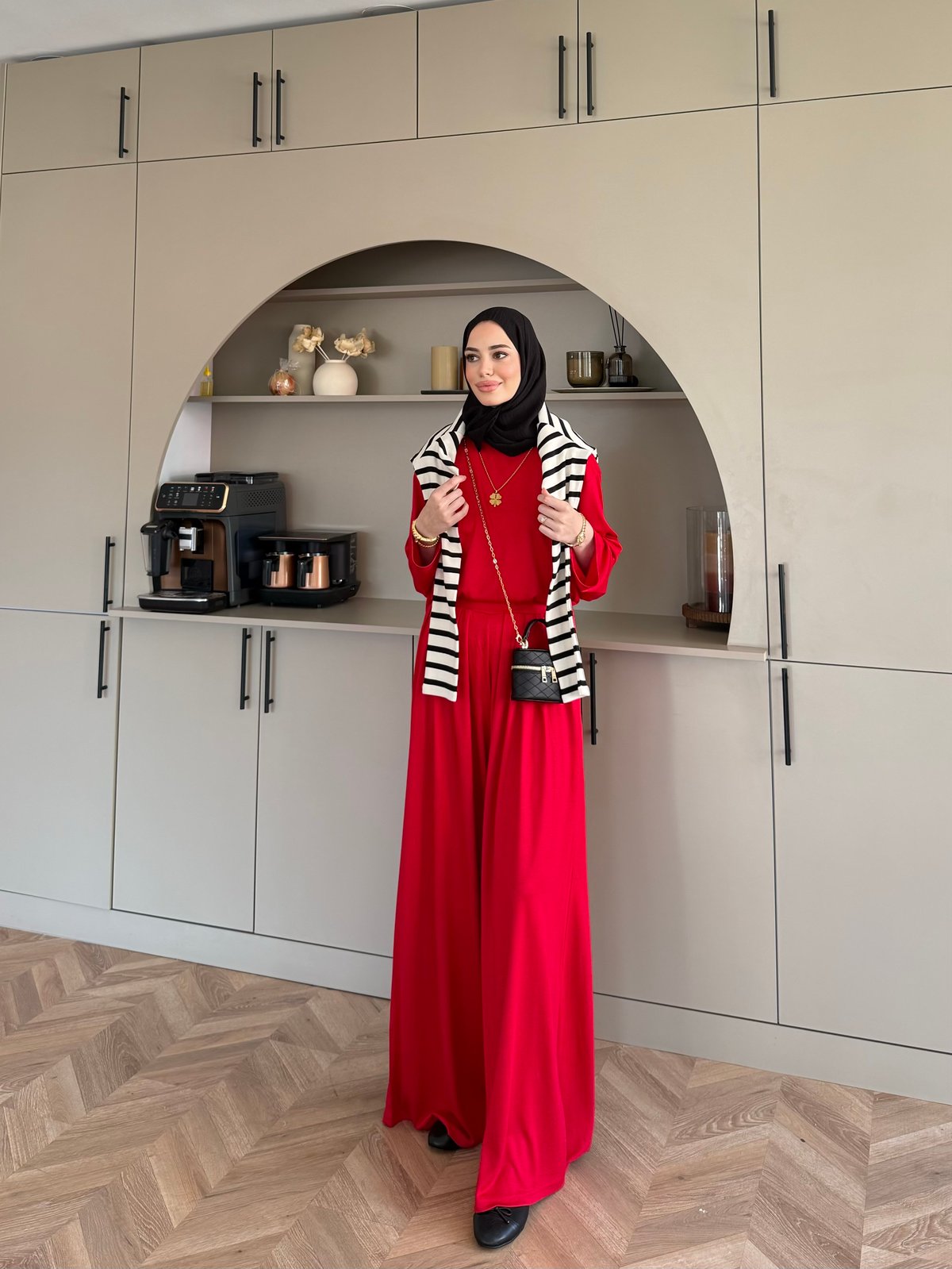 Emila Oysh Eşofman Takım Kırmızı (2372)