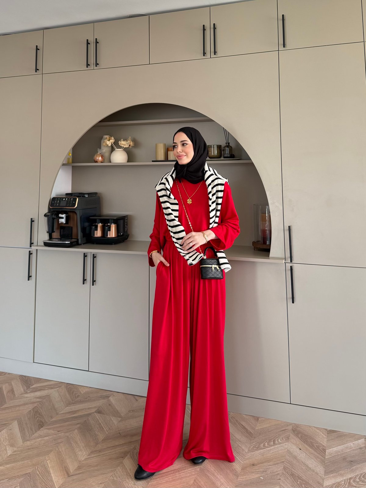 Emila Oysh Eşofman Takım Kırmızı (2372)
