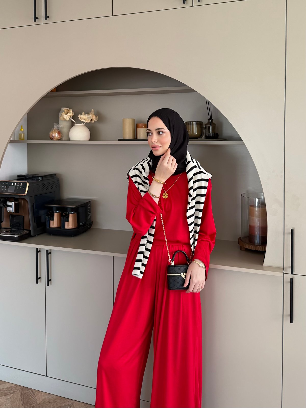 Emila Oysh Eşofman Takım Kırmızı (2372)