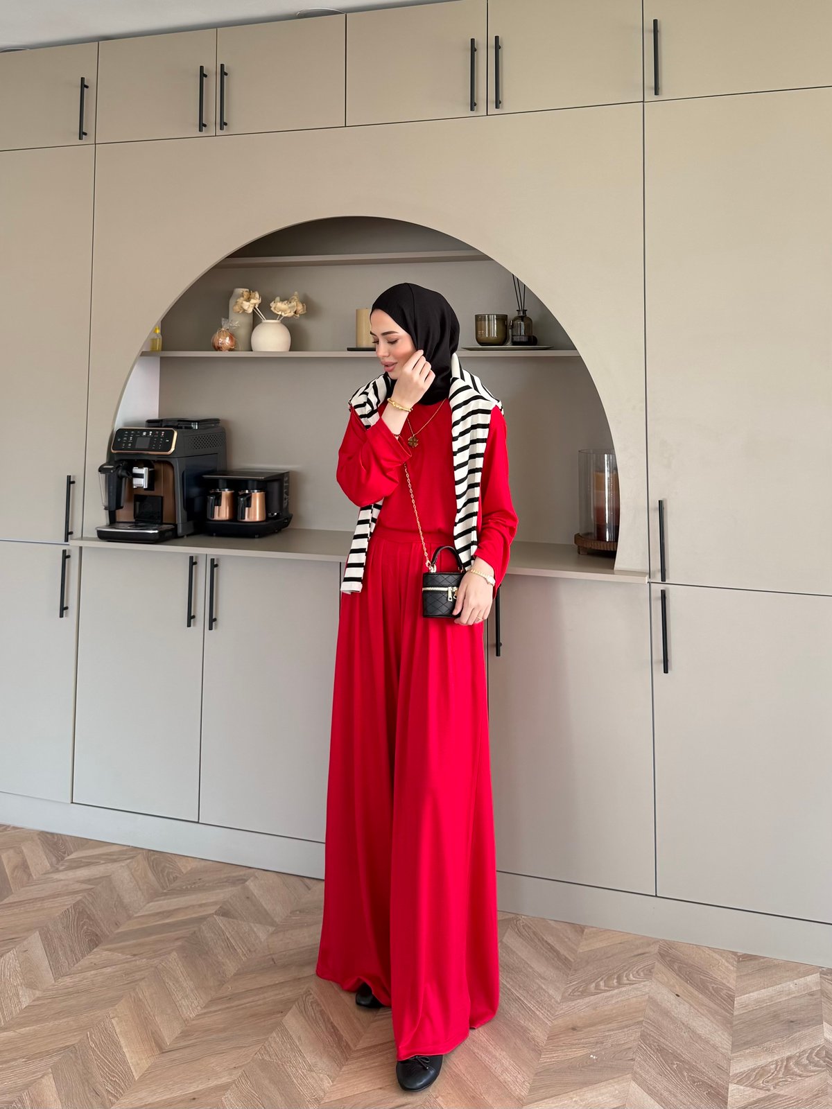 Emila Oysh Eşofman Takım Kırmızı (2372)