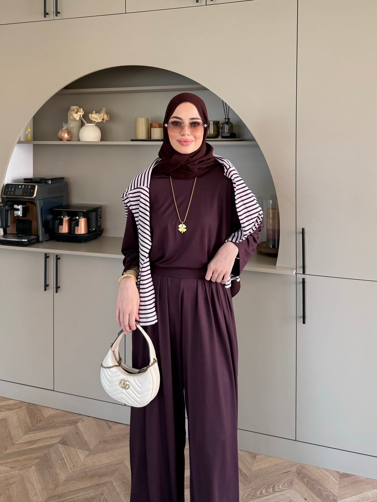 Emila Oysh Eşofman Takım Mürdüm (2372)
