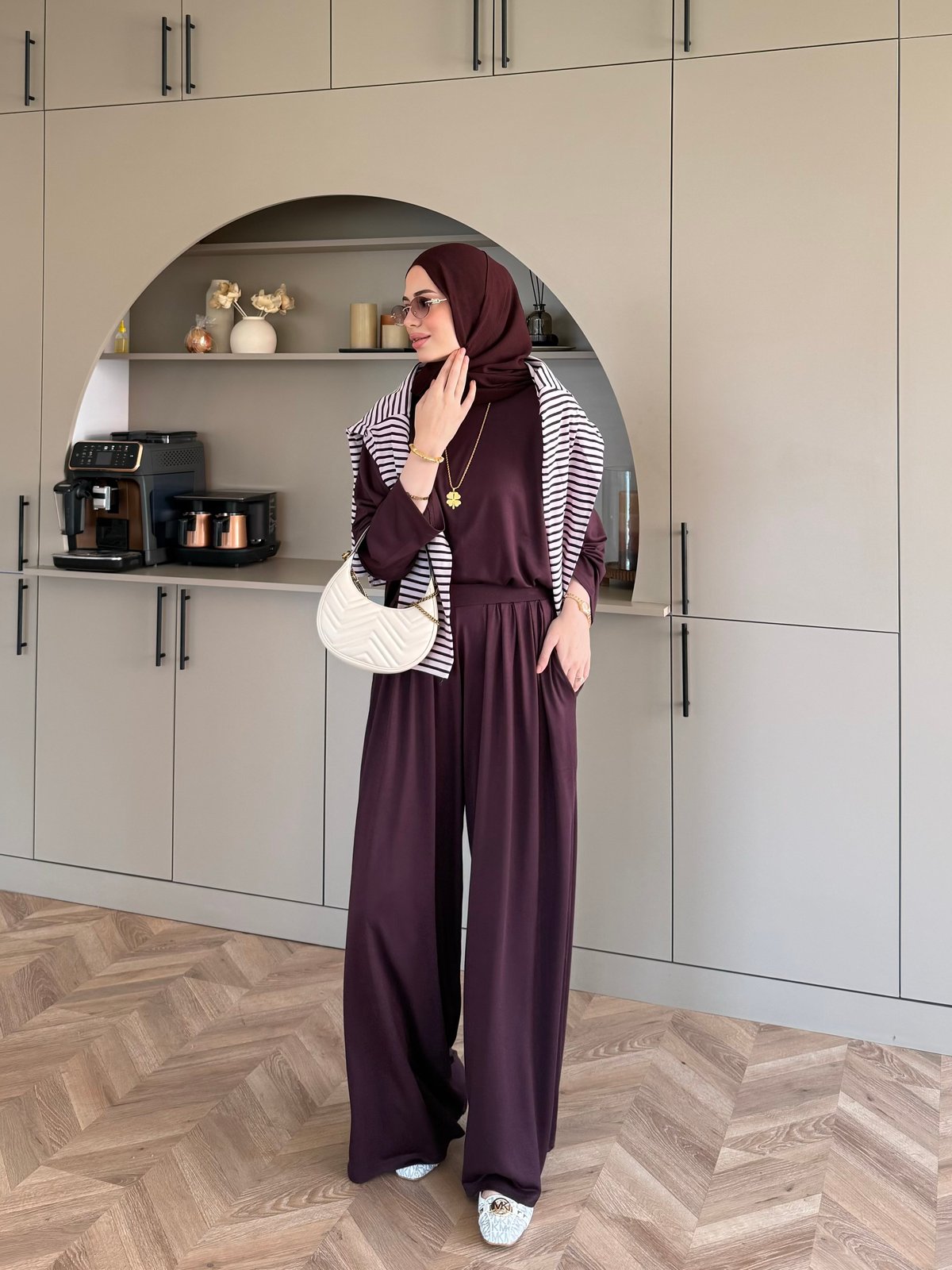 Emila Oysh Eşofman Takım Mürdüm (2372)