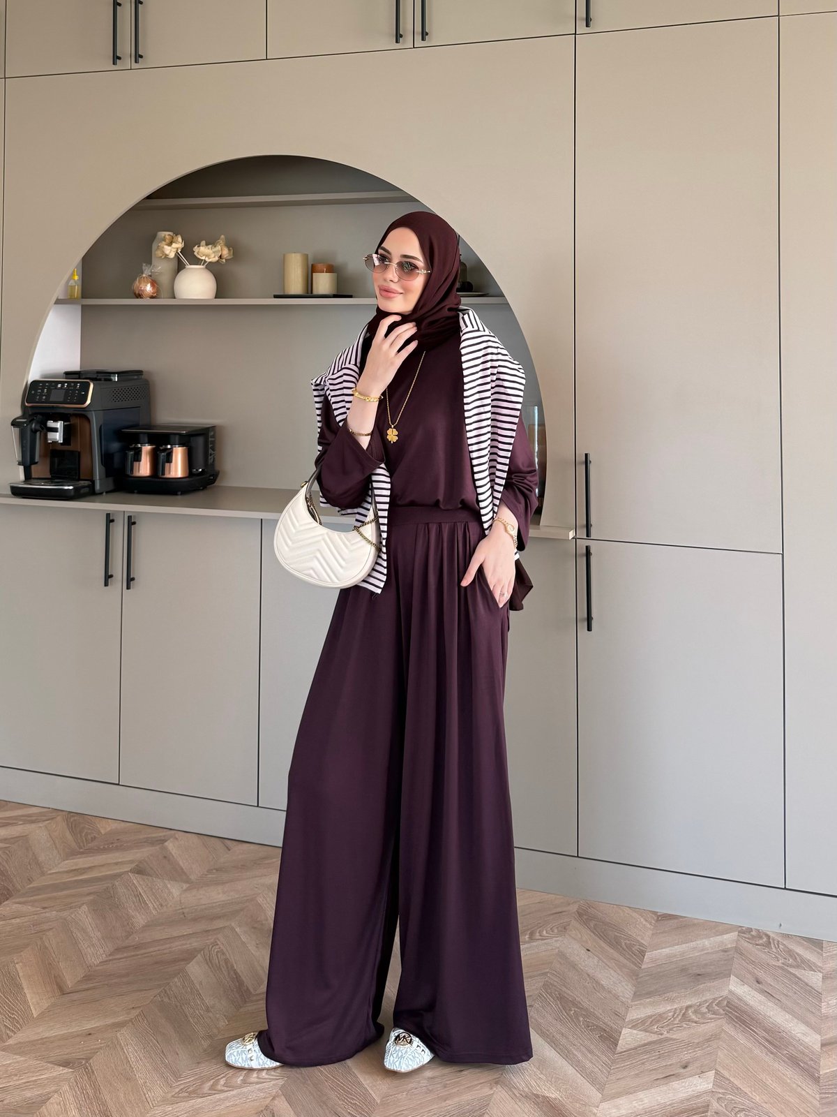 Emila Oysh Eşofman Takım Mürdüm (2372)