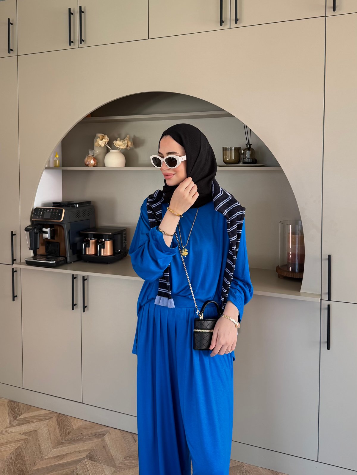 Emila Oysh Eşofman Takım Saks (2372)