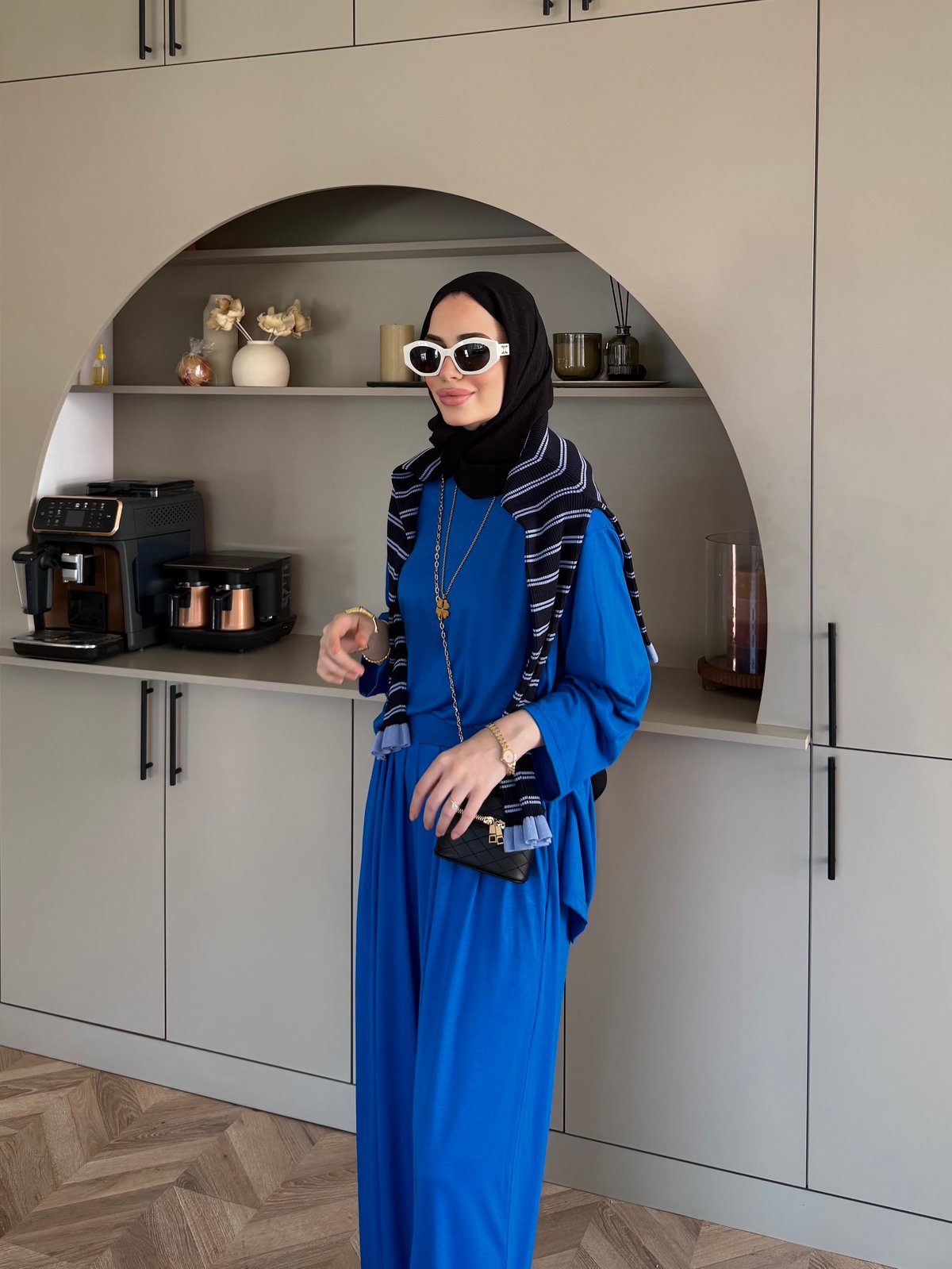 Emila Oysh Eşofman Takım Saks (2372)