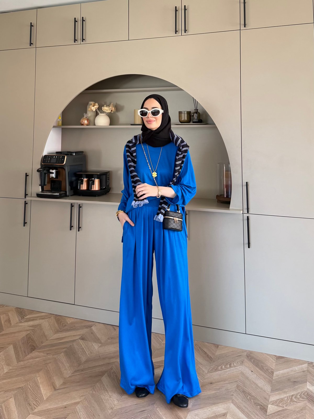 Emila Oysh Eşofman Takım Saks (2372)