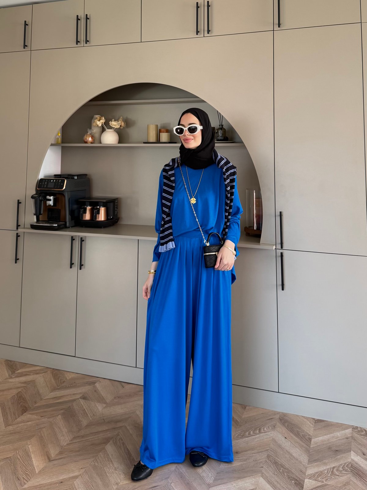 Emila Oysh Eşofman Takım Saks (2372)
