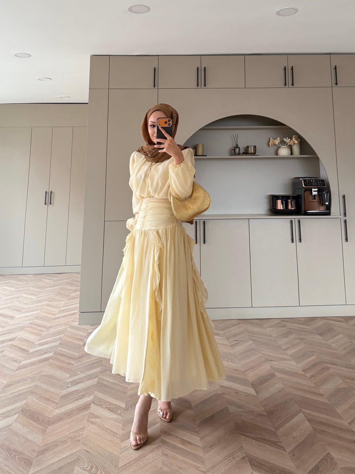 Estelle Tül Etekli Takım ButterYellow (8055)