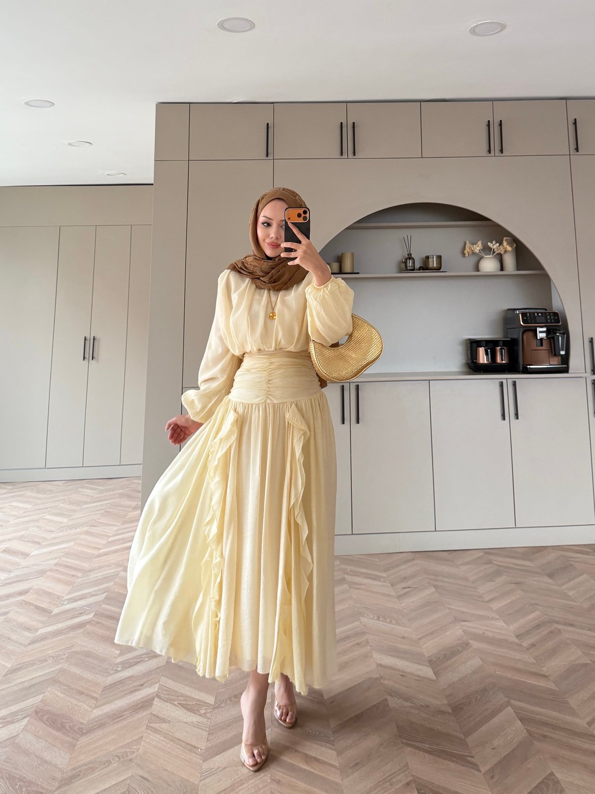 Estelle Tül Etekli Takım ButterYellow (8055)