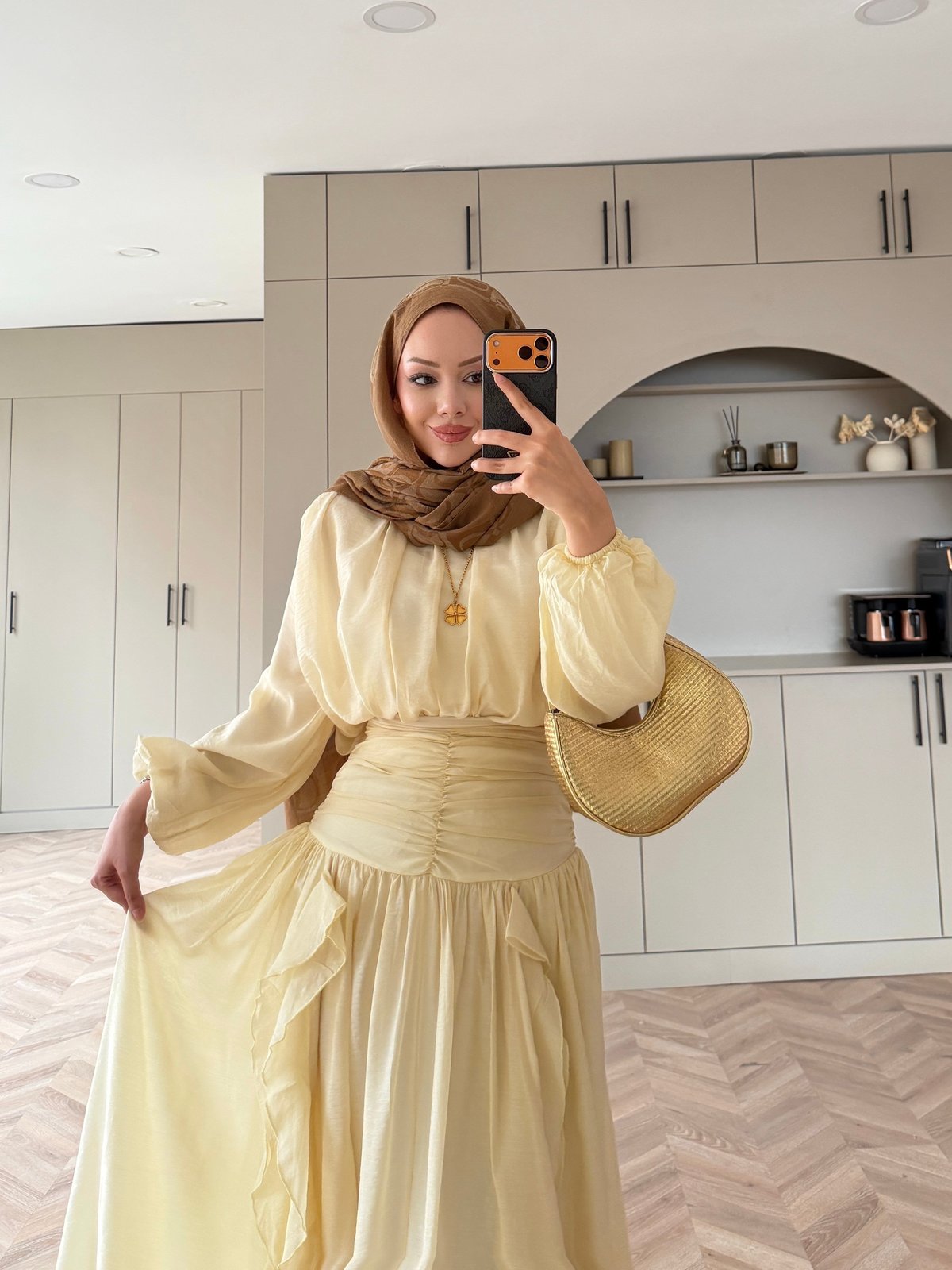 Estelle Tül Etekli Takım ButterYellow (8055)