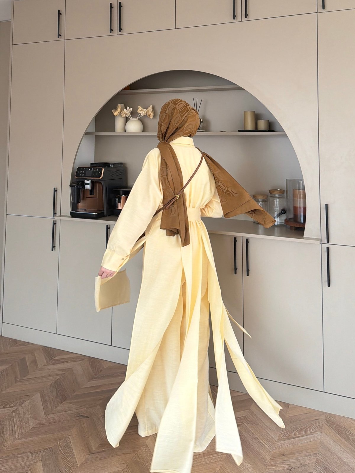 Fairy Yırtmaç Detaylı Pantolonlu Takım ButterYellow (8058)