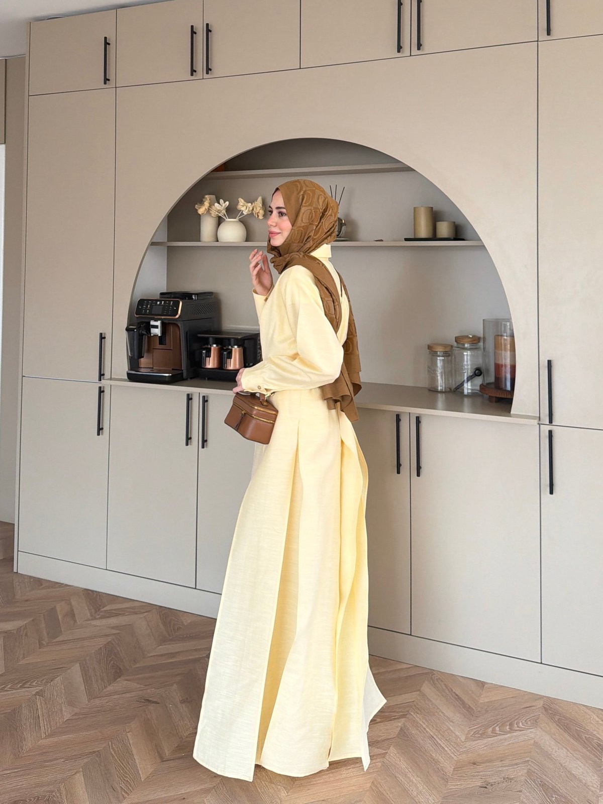 Fairy Yırtmaç Detaylı Pantolonlu Takım ButterYellow (8058)