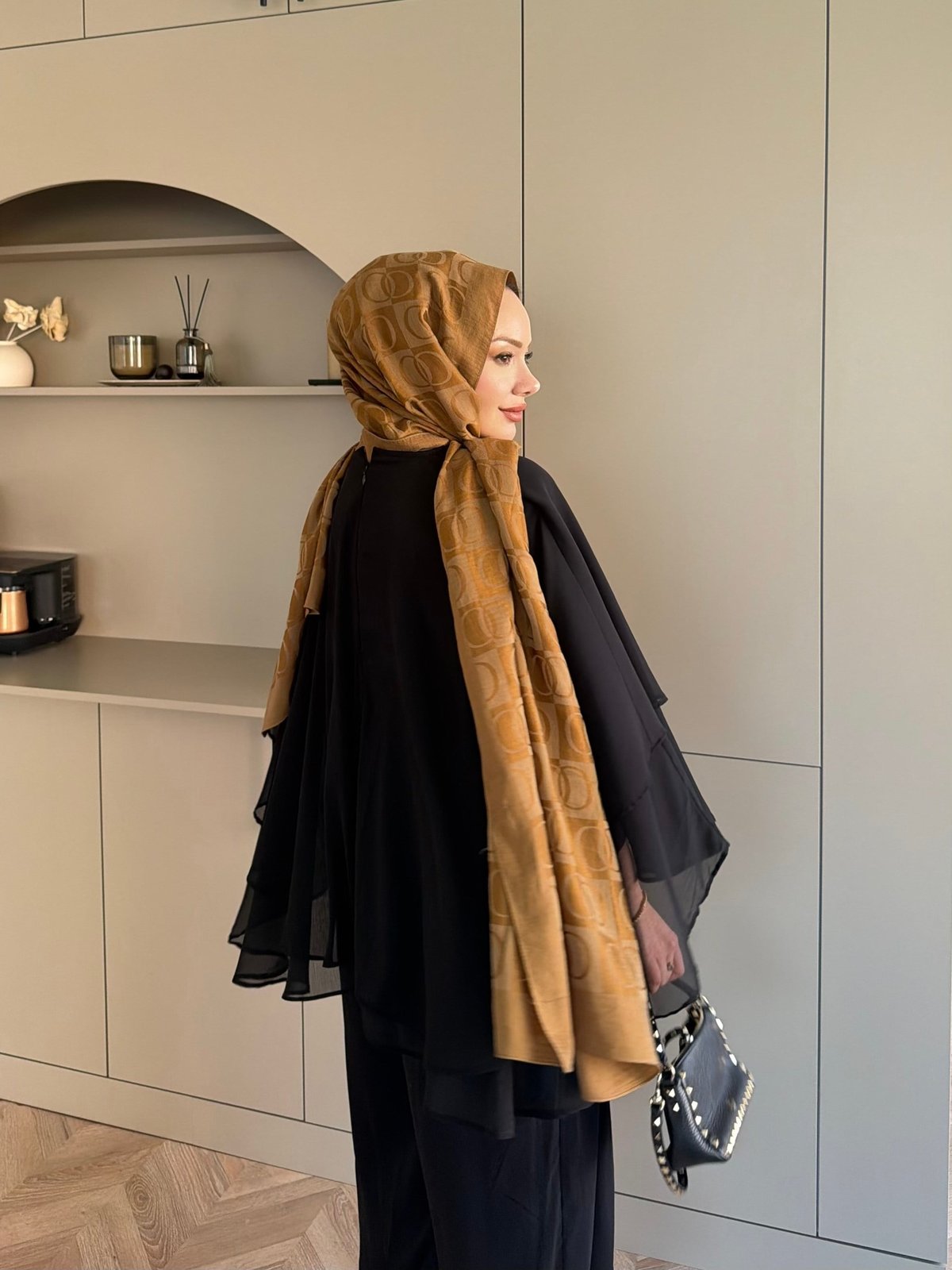 Feely Yarasa Kol Pantolonlu Takım Siyah (5799)