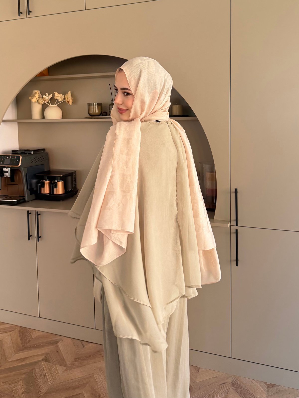 Feely Yarasa Kol Pantolonlu Takım Yeşil (5799)