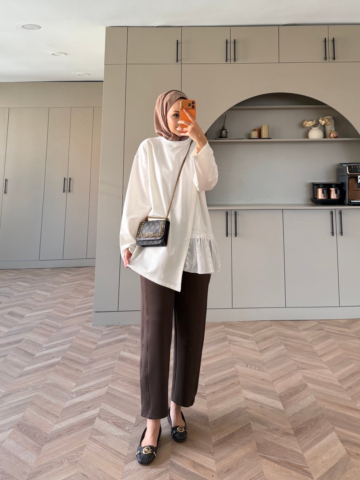 Fisto Detaylı Sweat Ekru (3525)