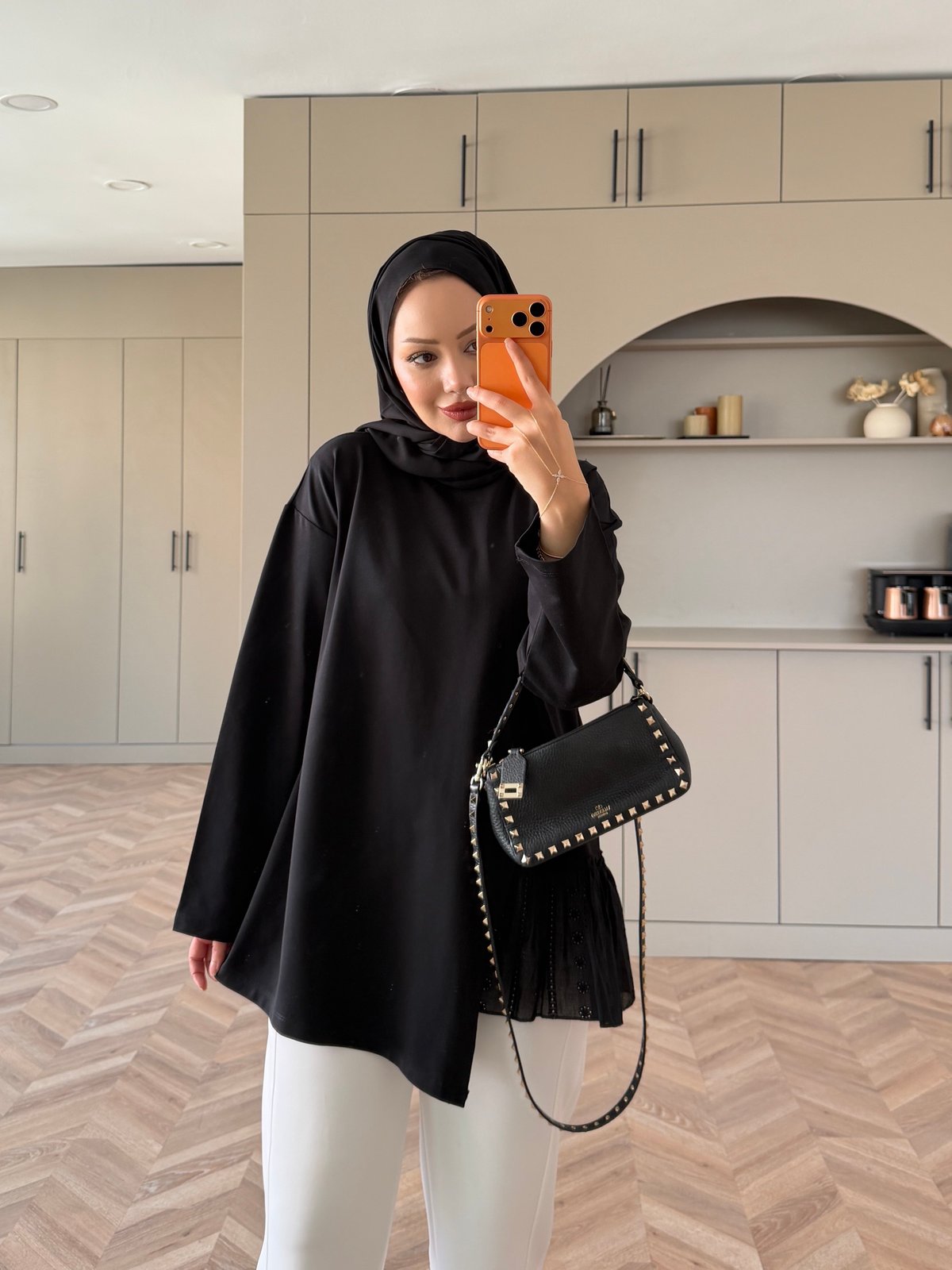 Fisto Detaylı Sweat Siyah (3525)