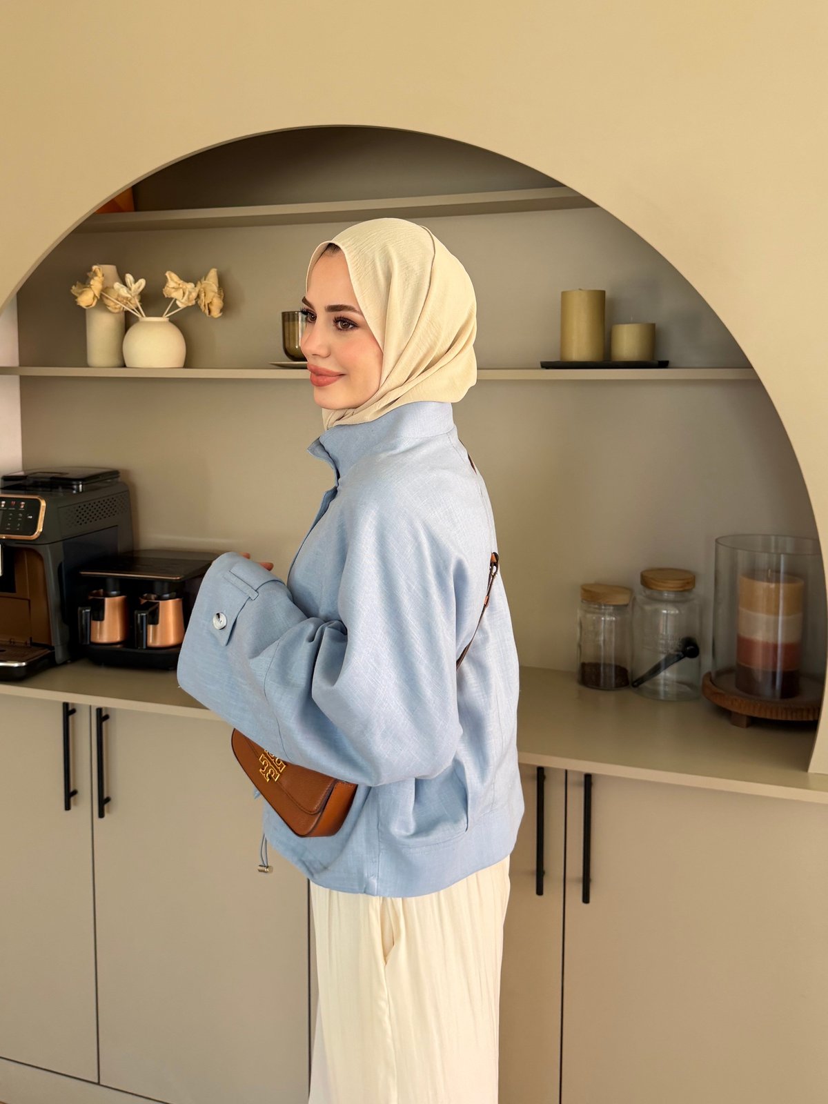 Fresia Kısa Trenç Bebe Mavisi (846)