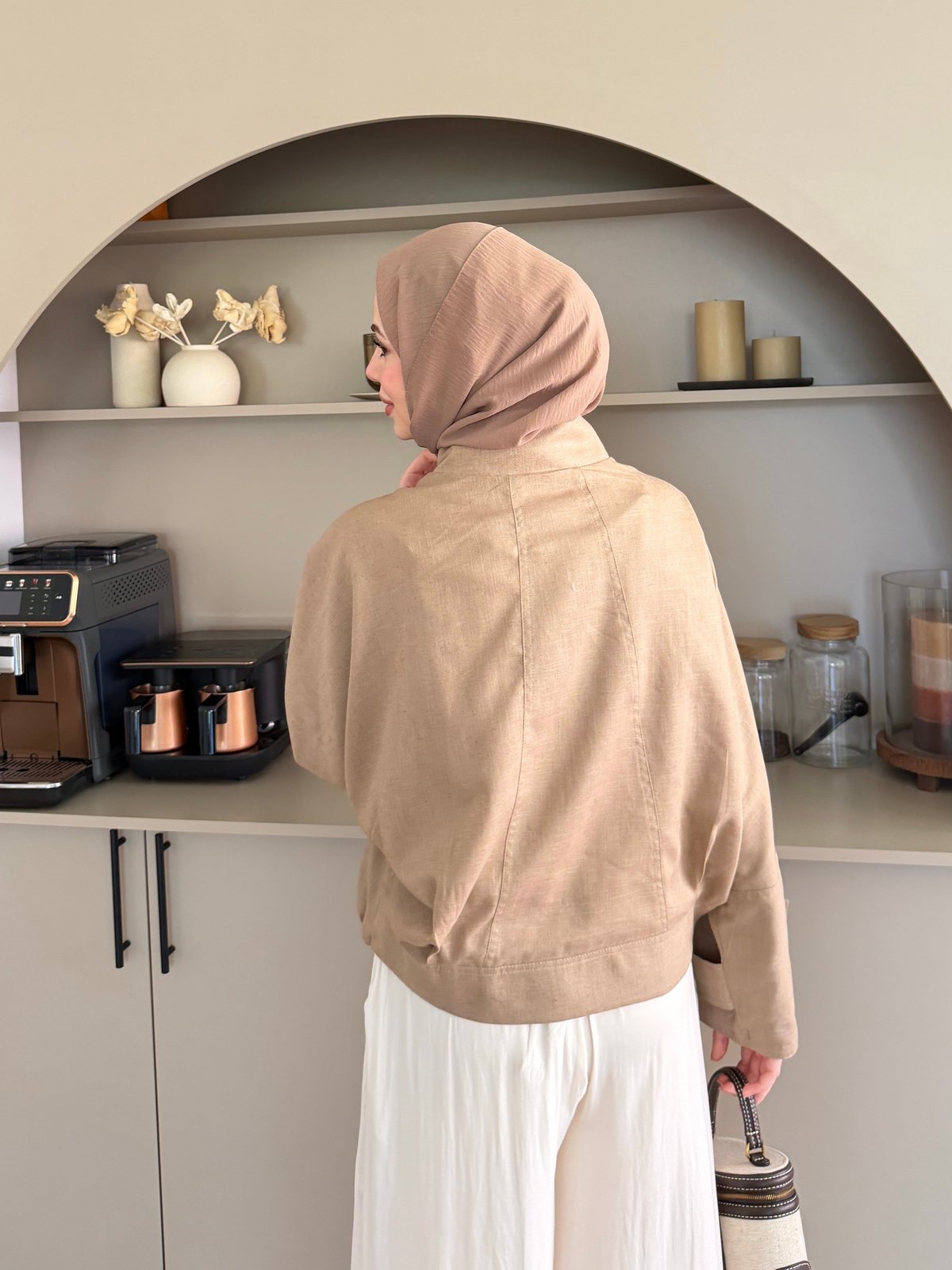 Fresia Kısa Trenç Haki (846)