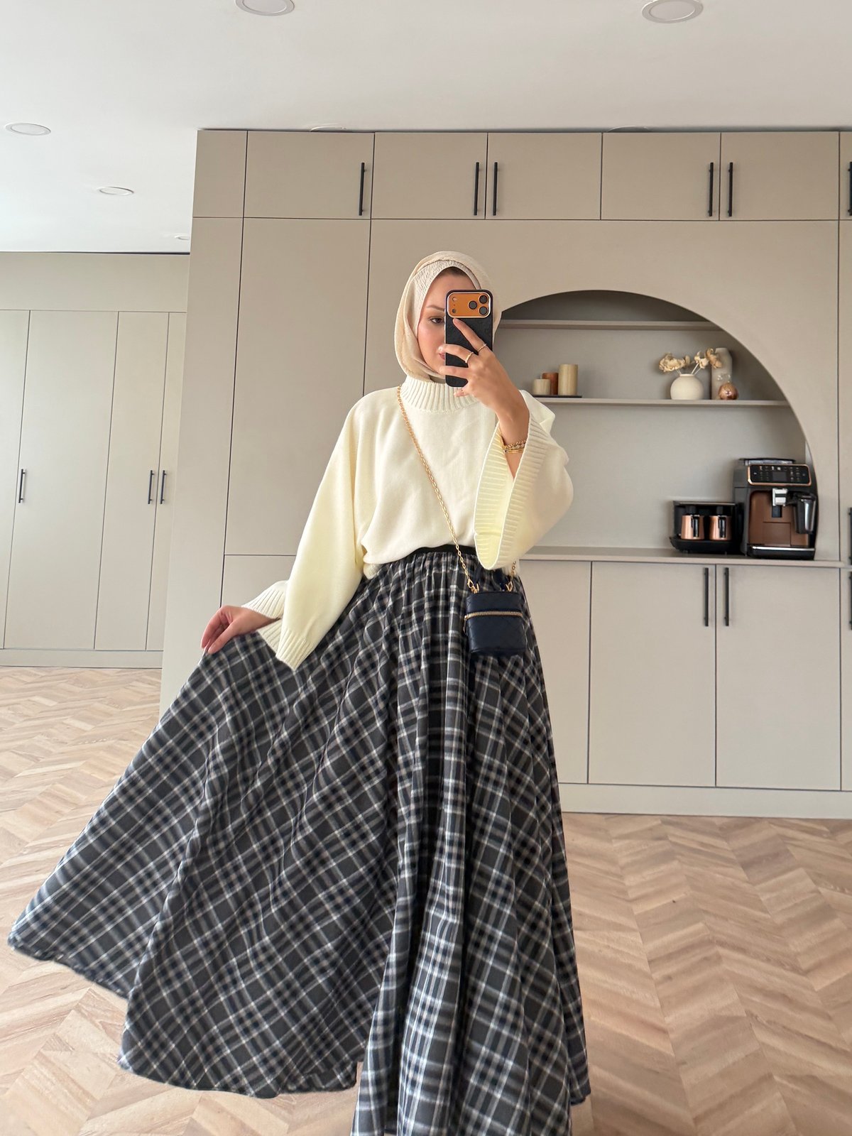 Frill Ekose Etek Desen 2 Antrasit