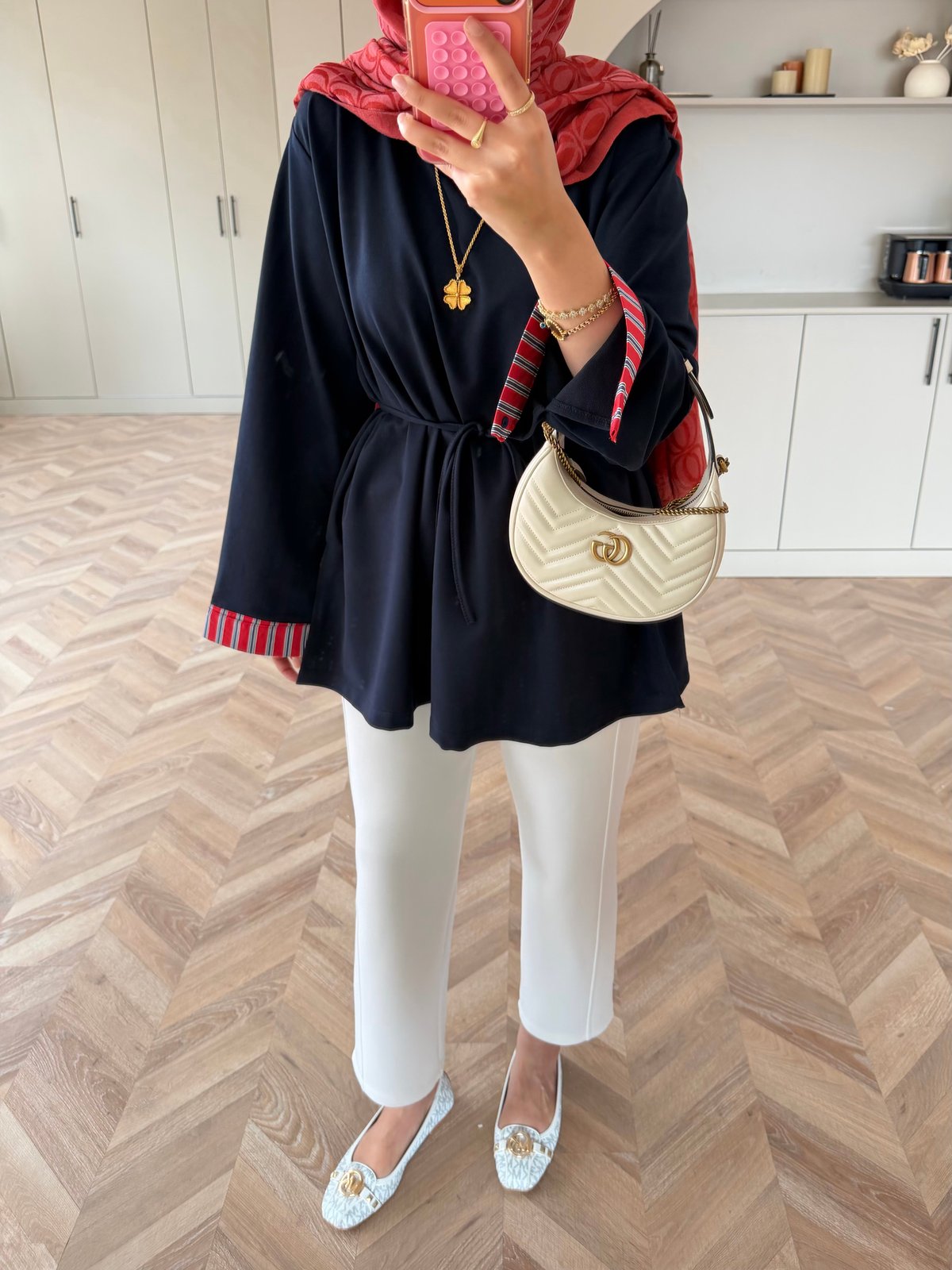 Garnili Oysh Oversize Sweat Lacivert (3521)