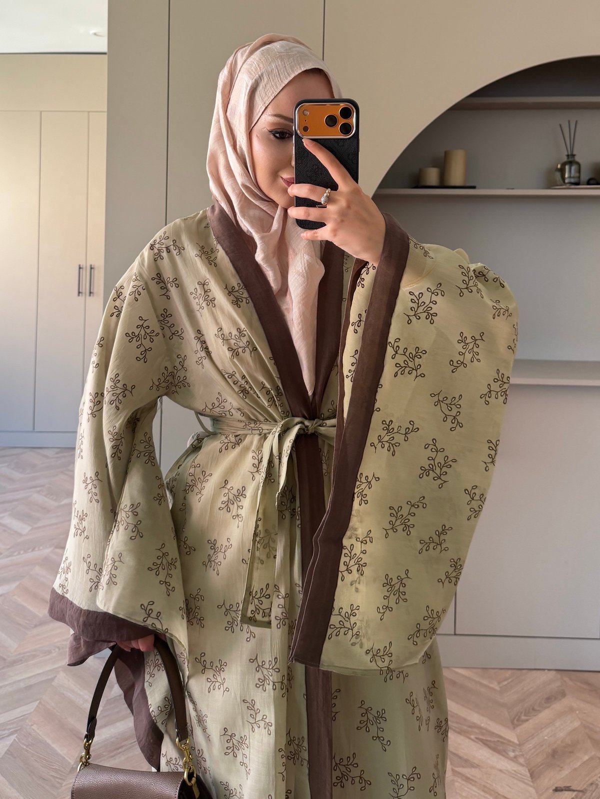 Hira Nakışlı Kimono Ada Çayı (5097)