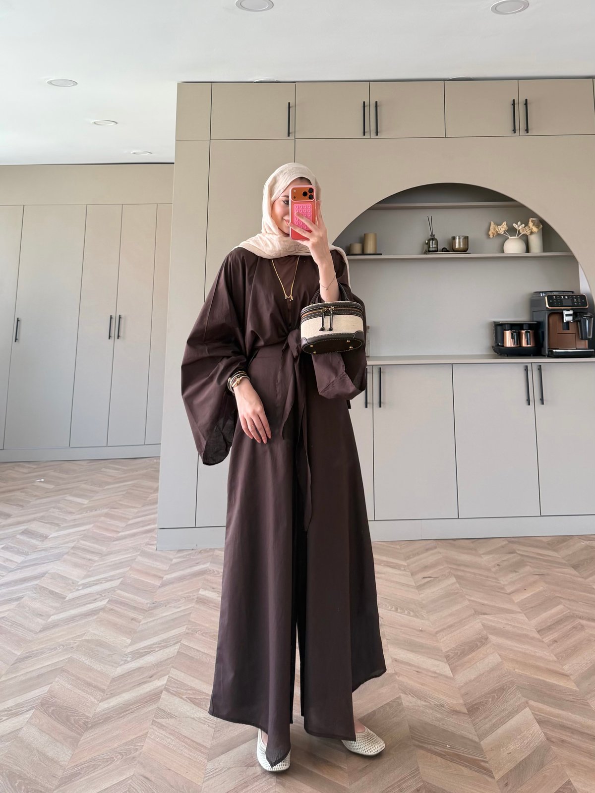 Hollis Bağlamalı Pantolonlu Takım Kahve (2031)
