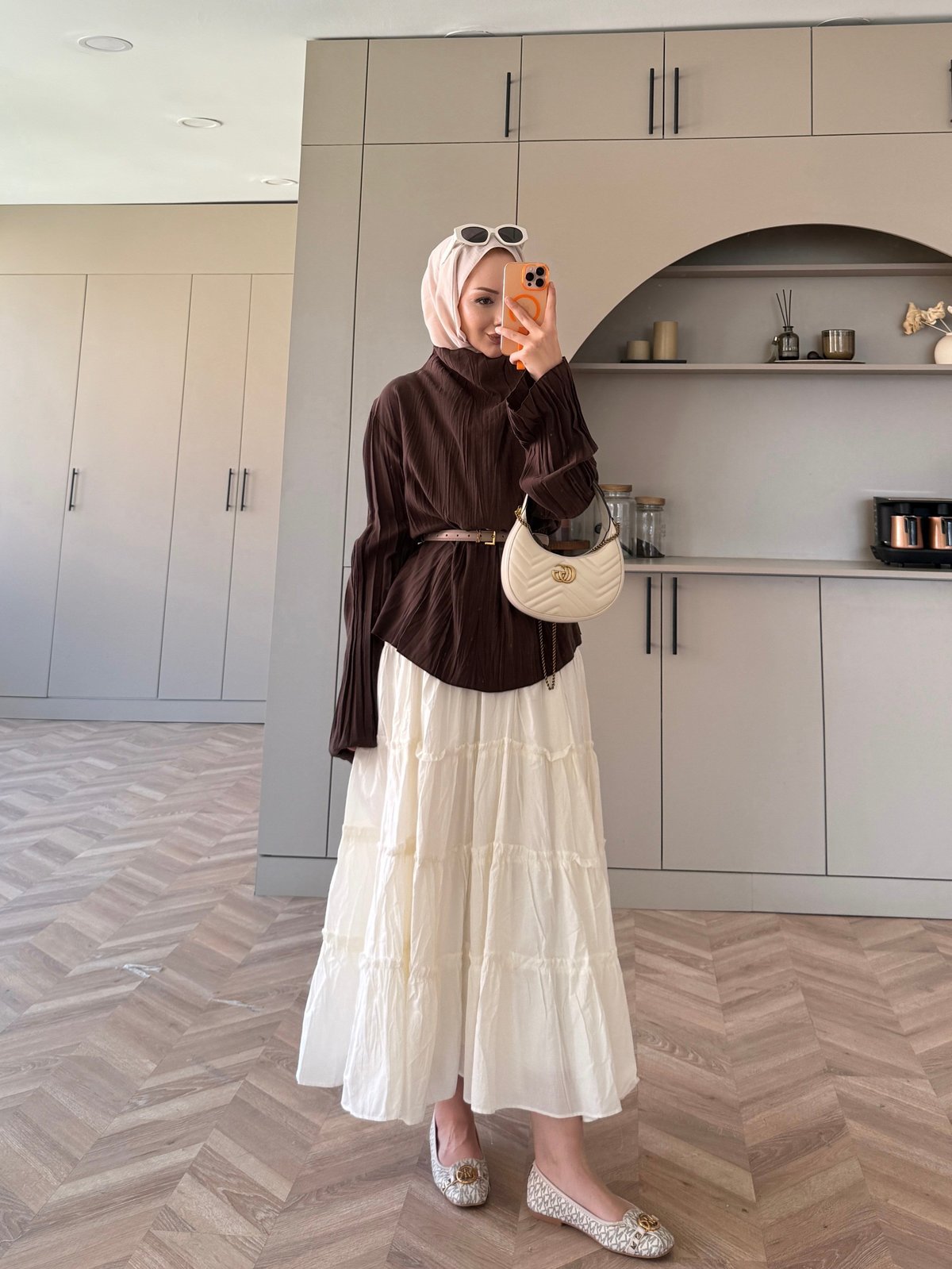 Katia Krinkıl Bluz Kahve