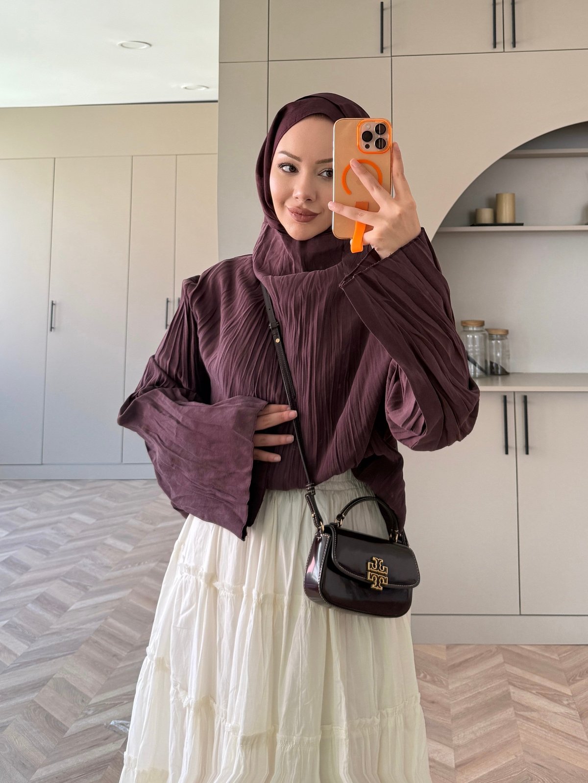 Katia Krinkıl Bluz Mürdüm