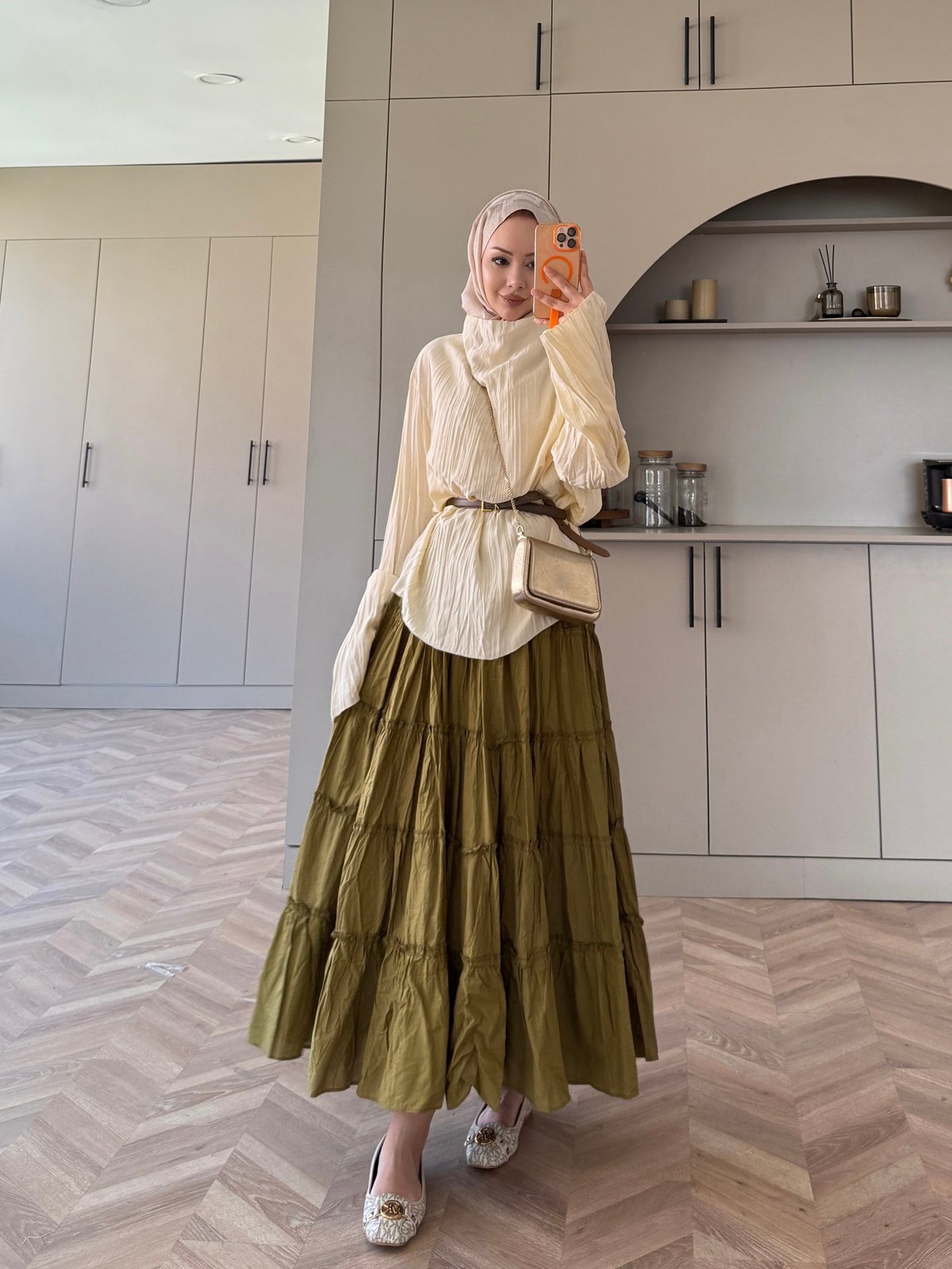 Katia Kırışık Bluz Sarı