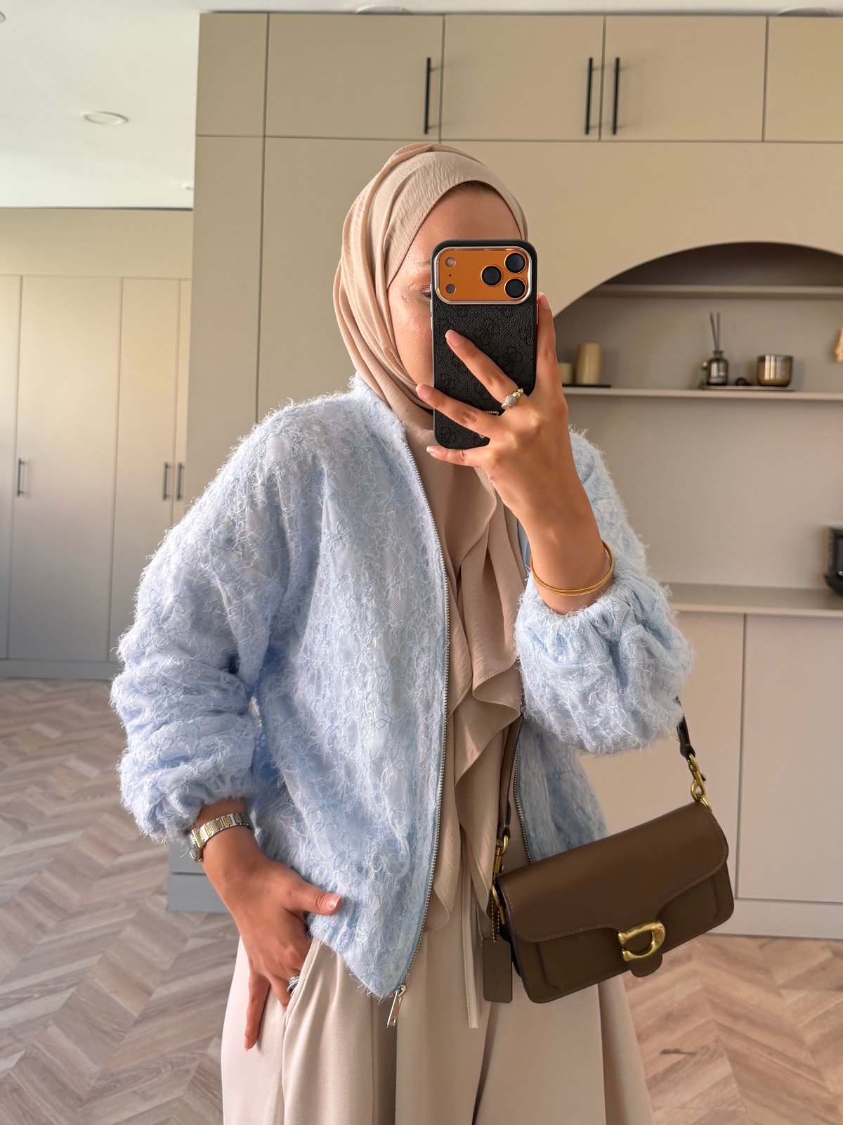 Lia Bomber Ceket Bebe Mavisi (4523)