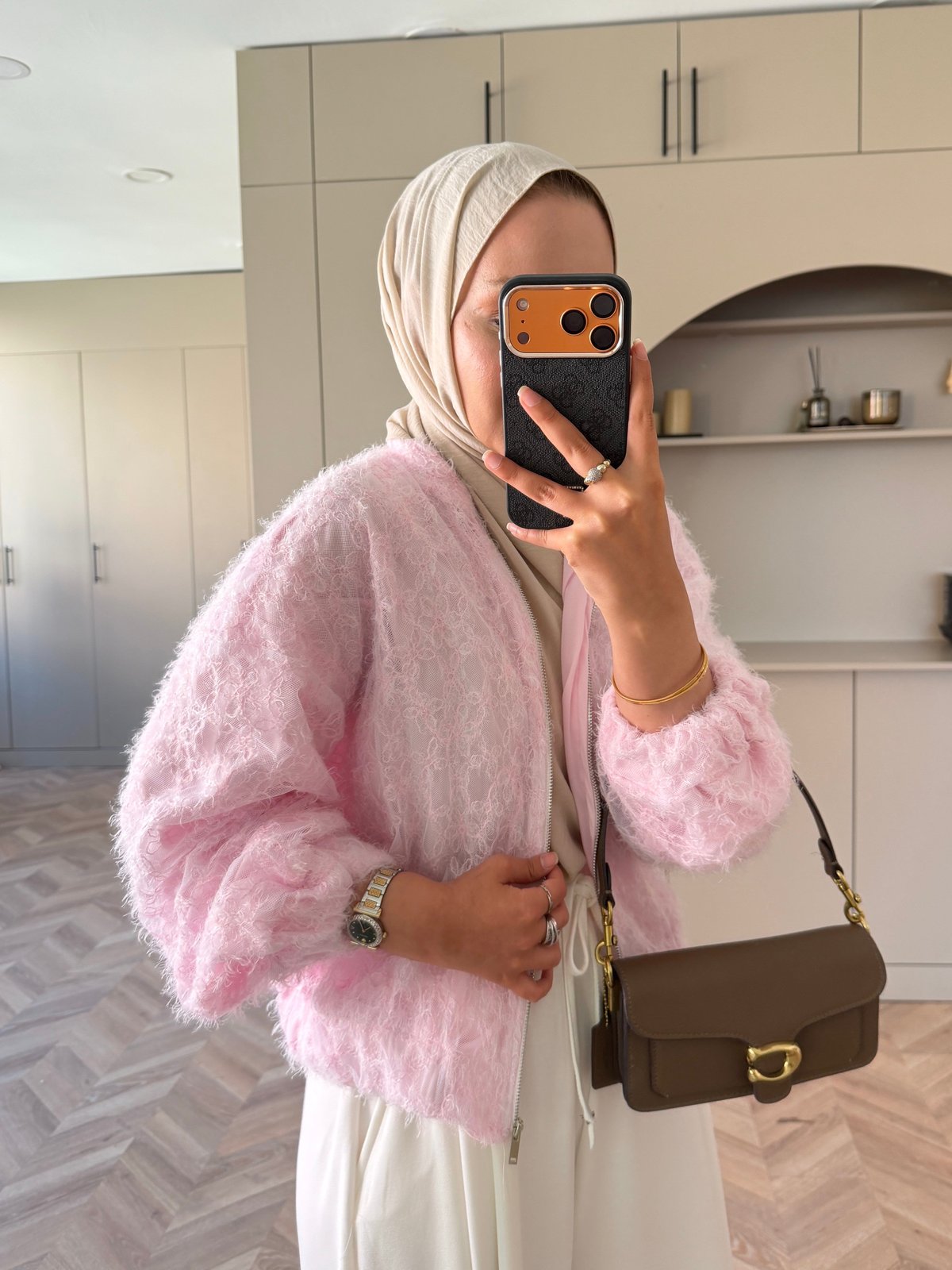 Lia Bomber Ceket Pembe (4523)