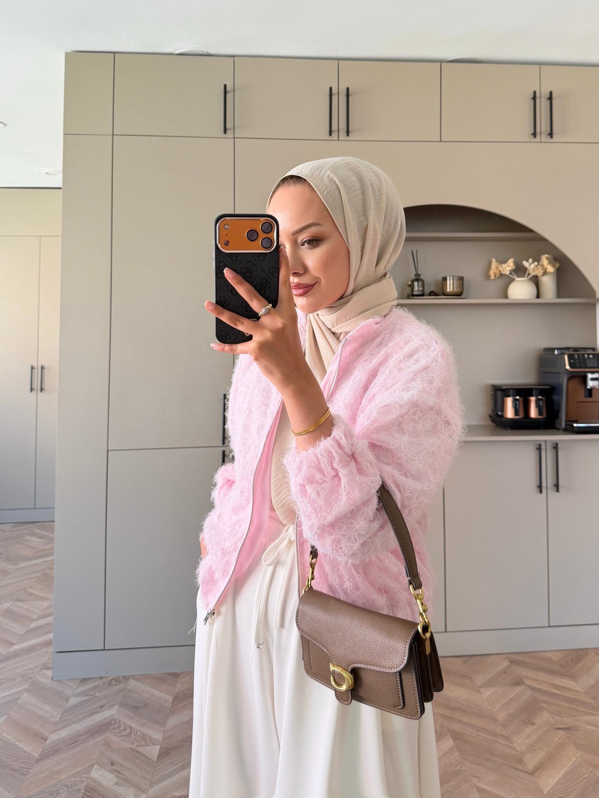 Lia Bomber Ceket Pembe (4523)