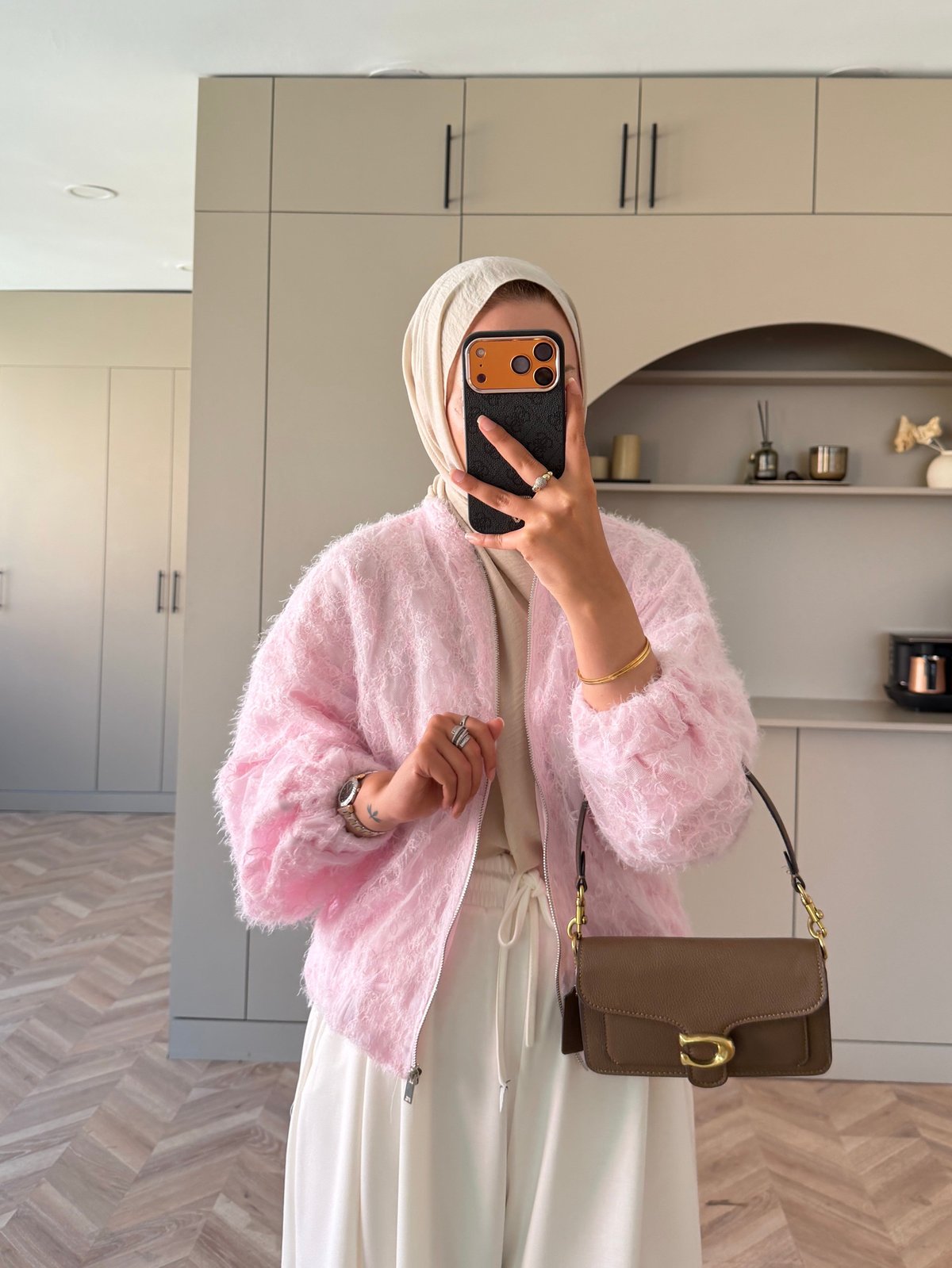 Lia Bomber Ceket Pembe (4523)