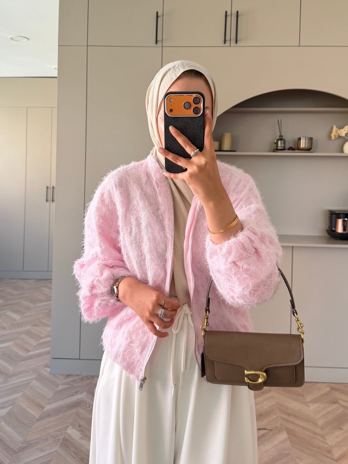 Lia Bomber Ceket Pembe (4523)