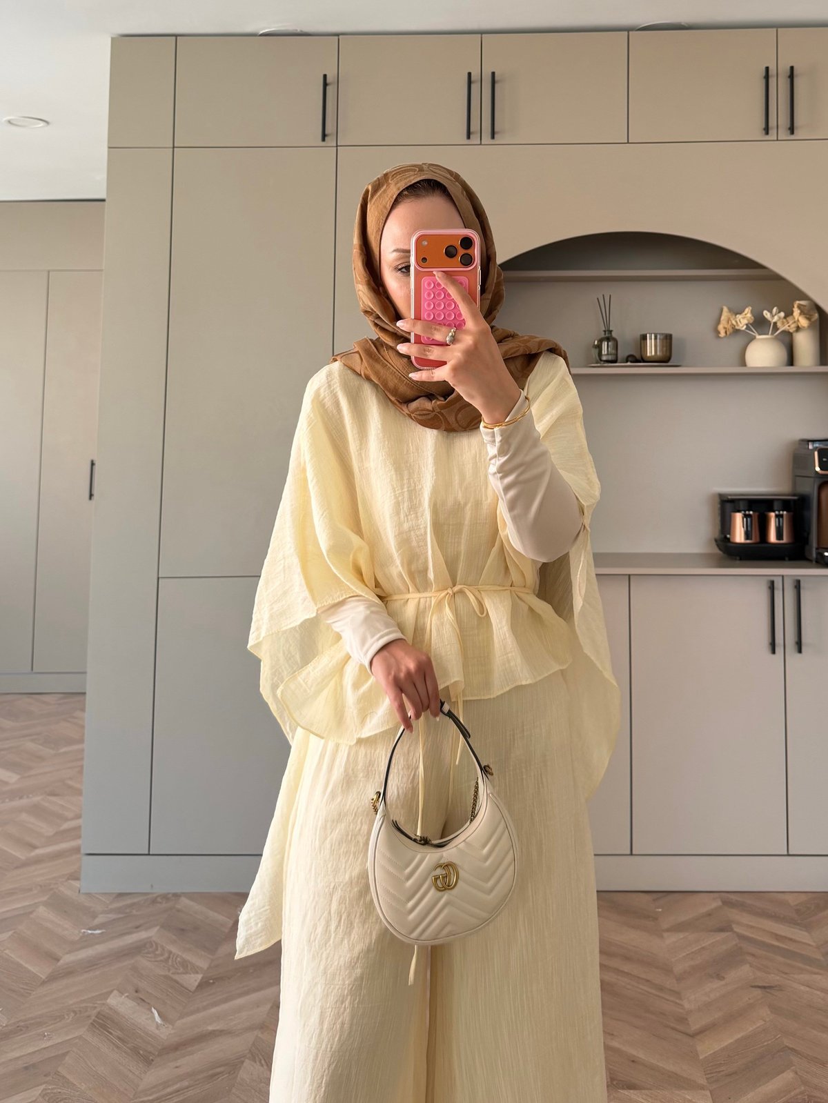 Lilas Asimetrik Kesim Pantolon Takım ButterYellow (4479)