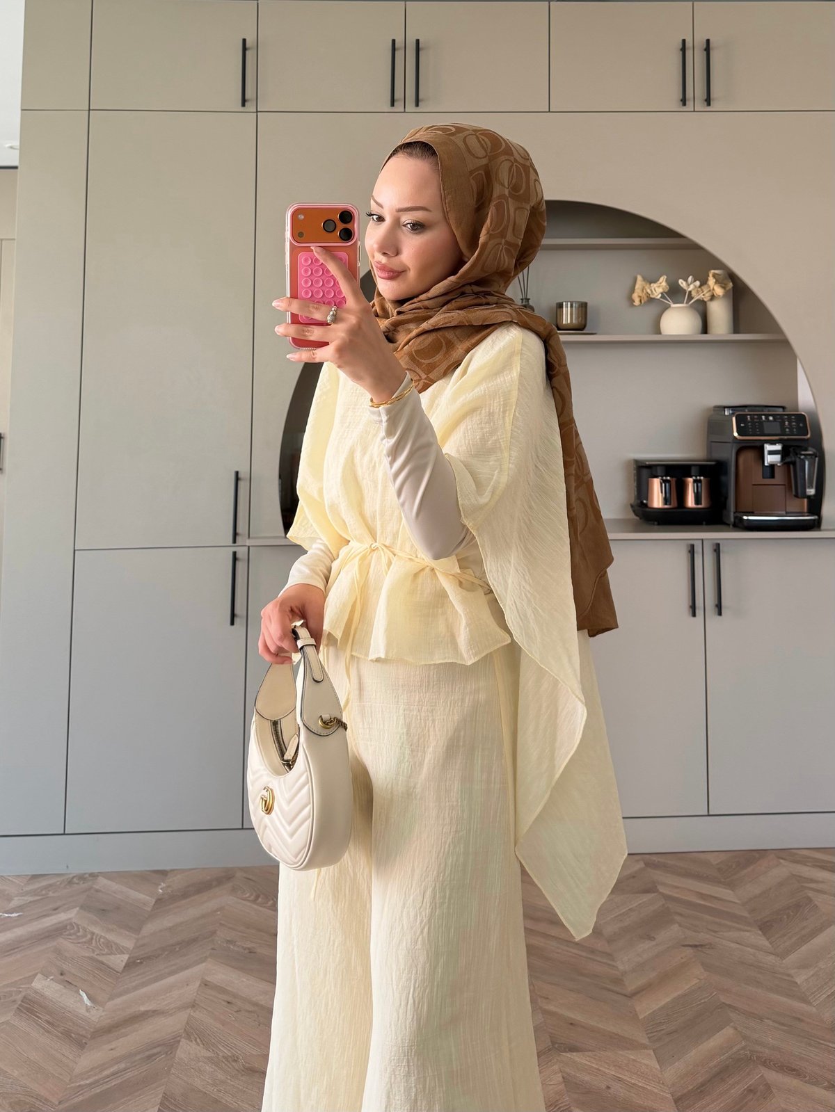 Lilas Asimetrik Kesim Pantolon Takım ButterYellow (4479)