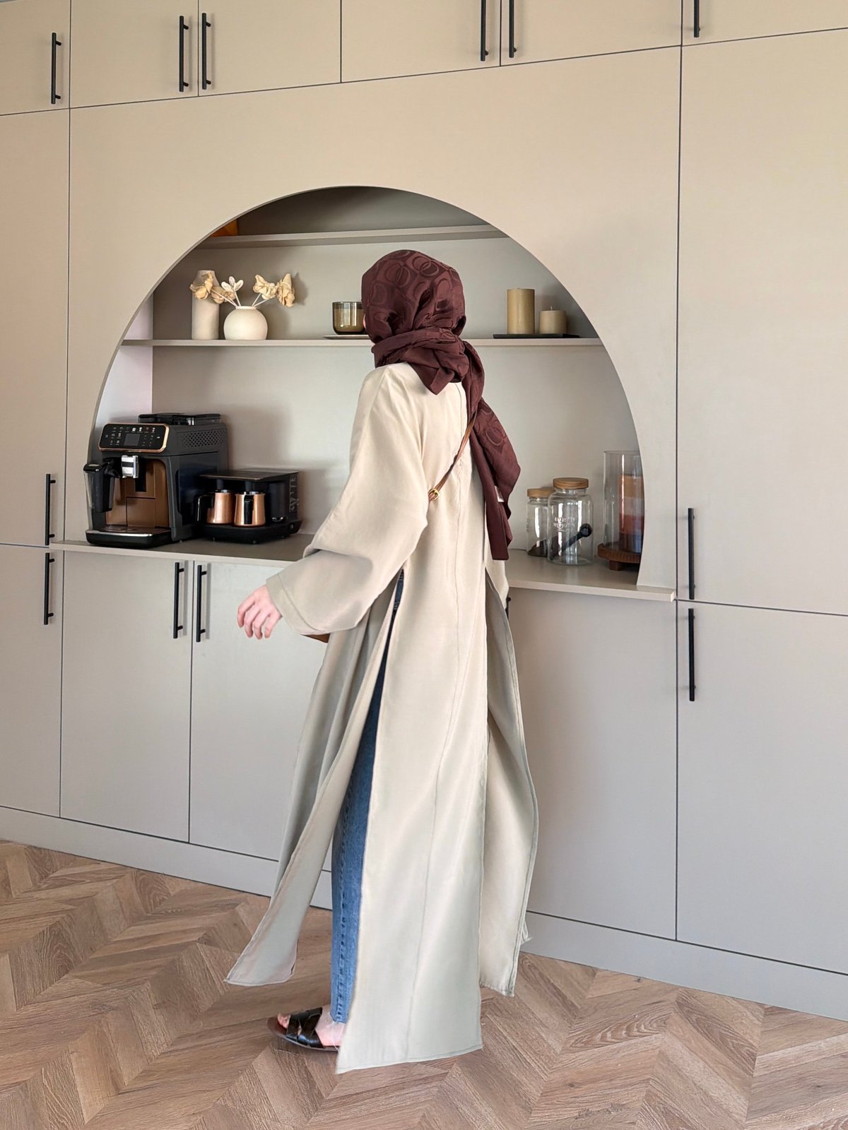 Lina Yırtmaçlı Tunik Haki (4507)