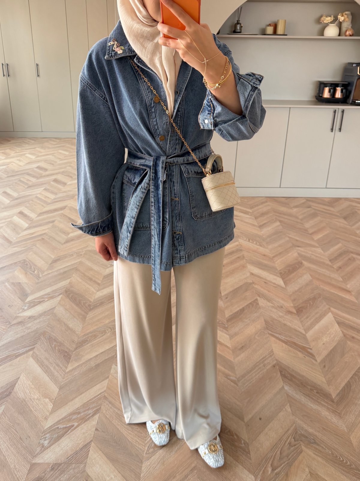 Linda Oyhs Pantolon Bej (7013)