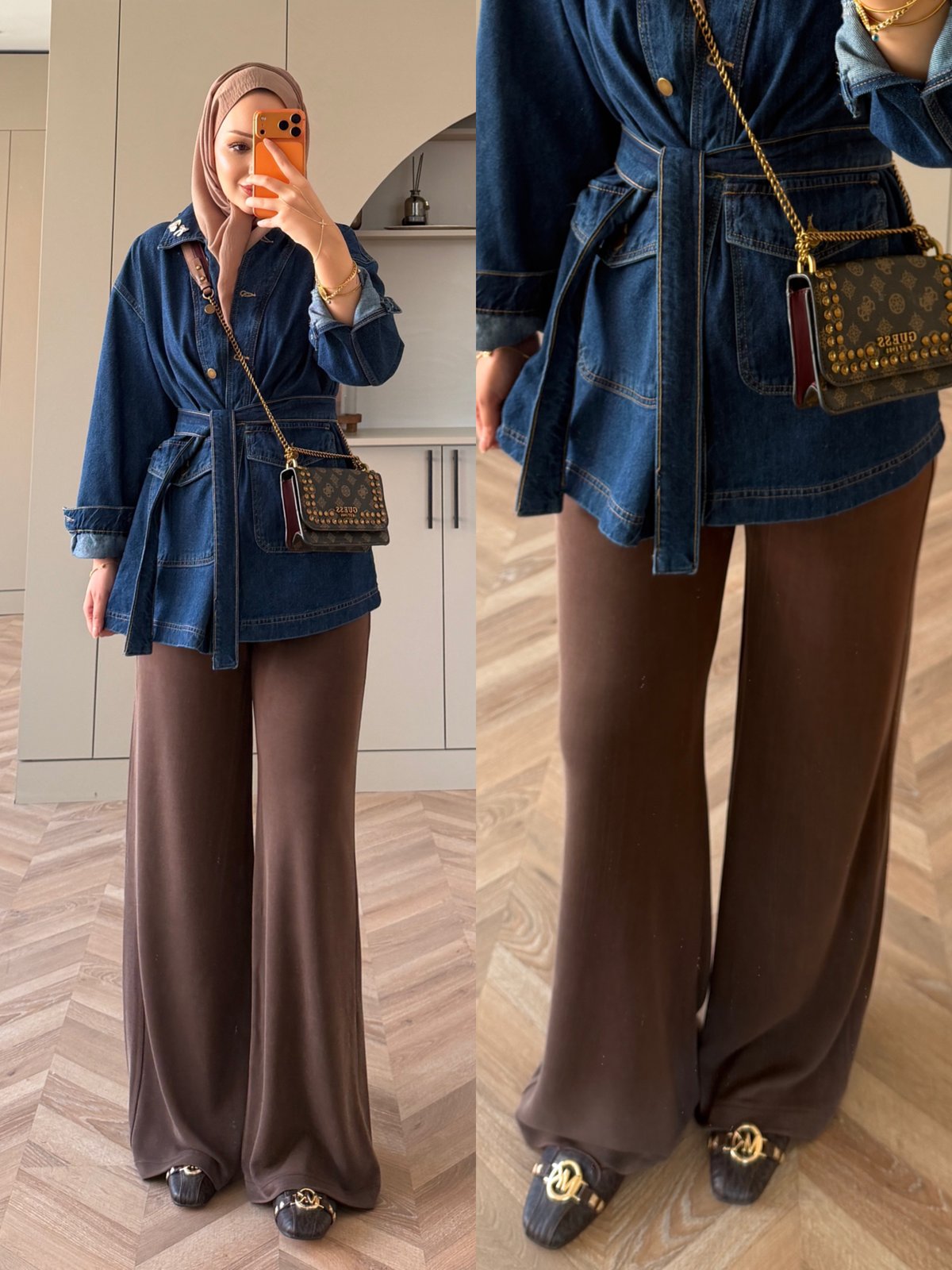 Linda Oyhs Pantolon Kahve (7013)